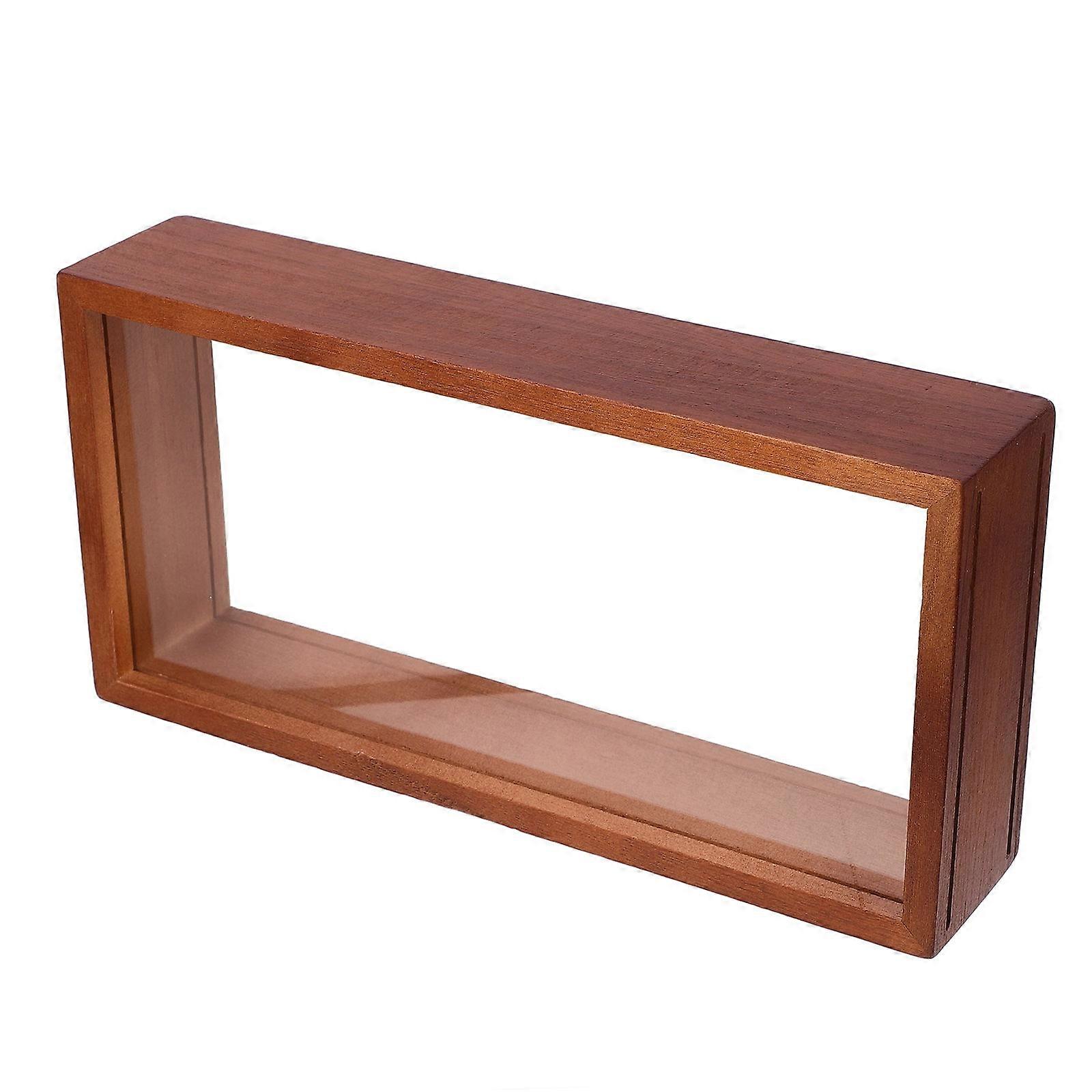 Dried Flower Frame Wood Shadow Boxes Display Case 3Pcs