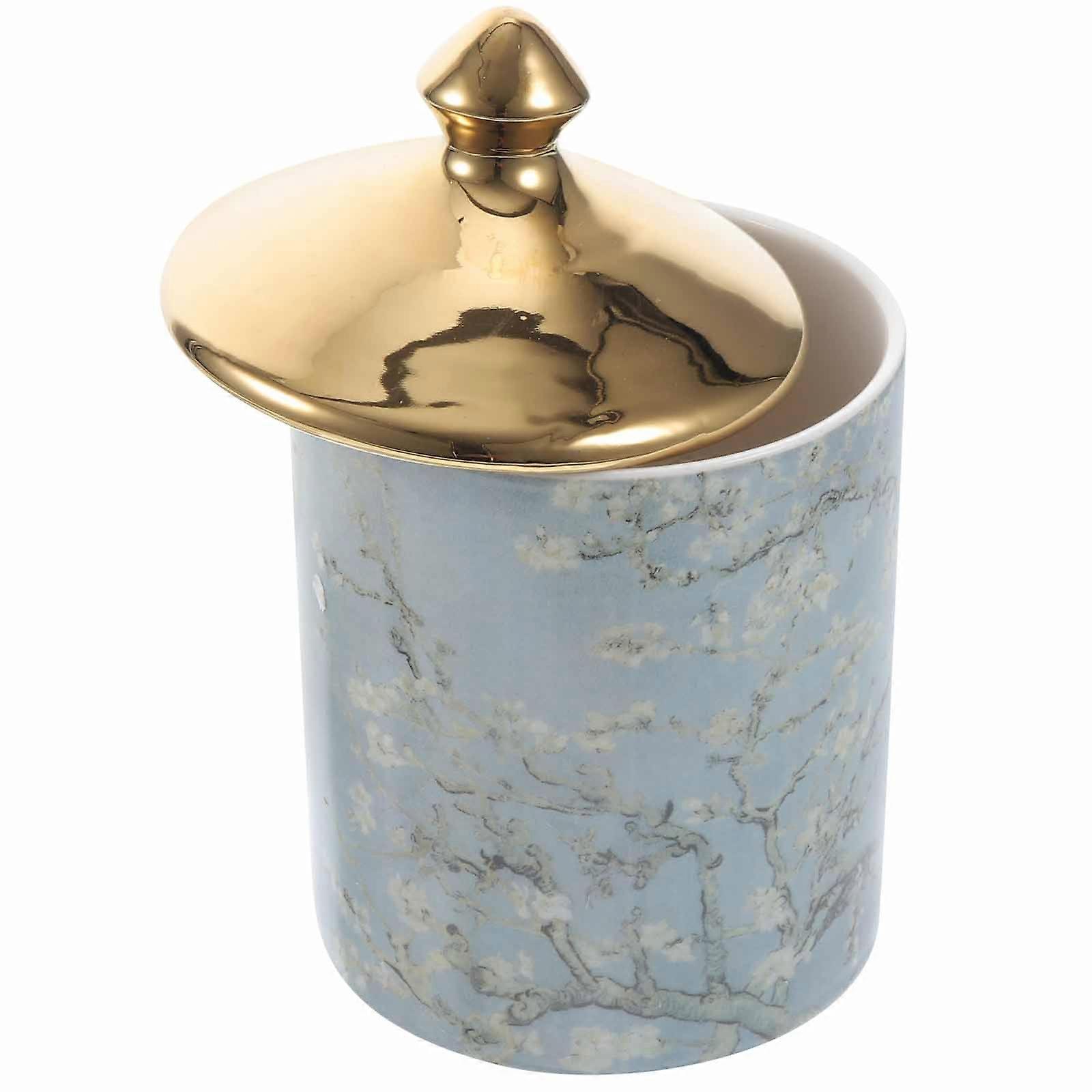 Ceramic Jewelry Jar for Multipurpose Storage with 1Pcs Decorative Container