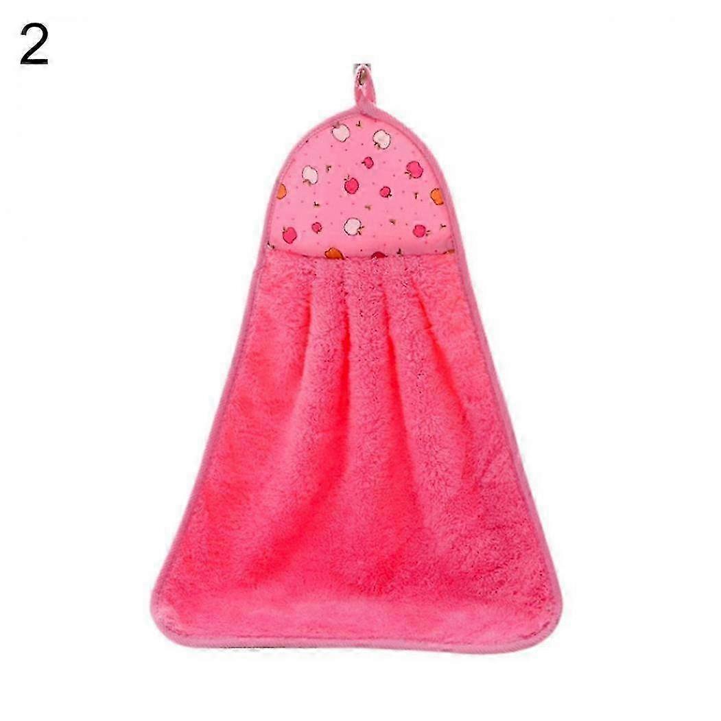 Hand Towel Soft Plush Hanging Wipe Bathing Towel 2025