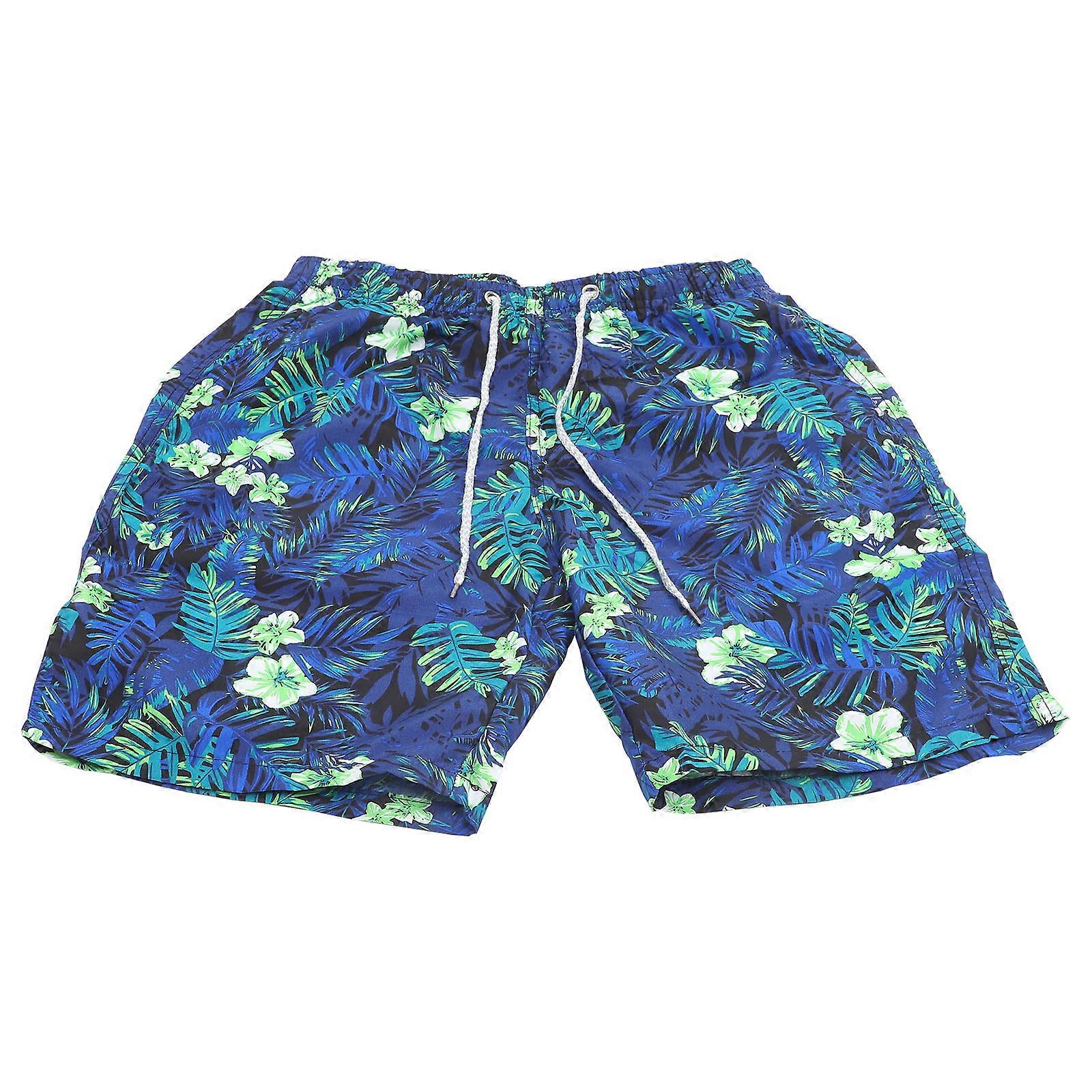 Men Swimwear for Surffing Stylish 1Pcs Leopard Drawstring Casual Summer Shorts
