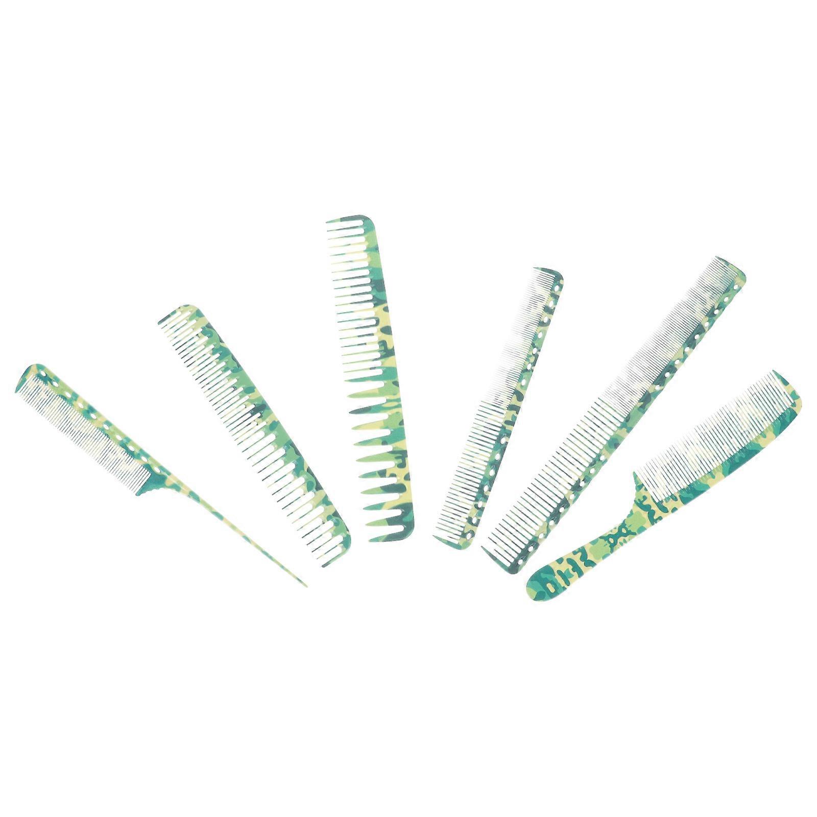Barber Hair Combs Set for Hair Styling Combs 1Set Camouflage Pattern