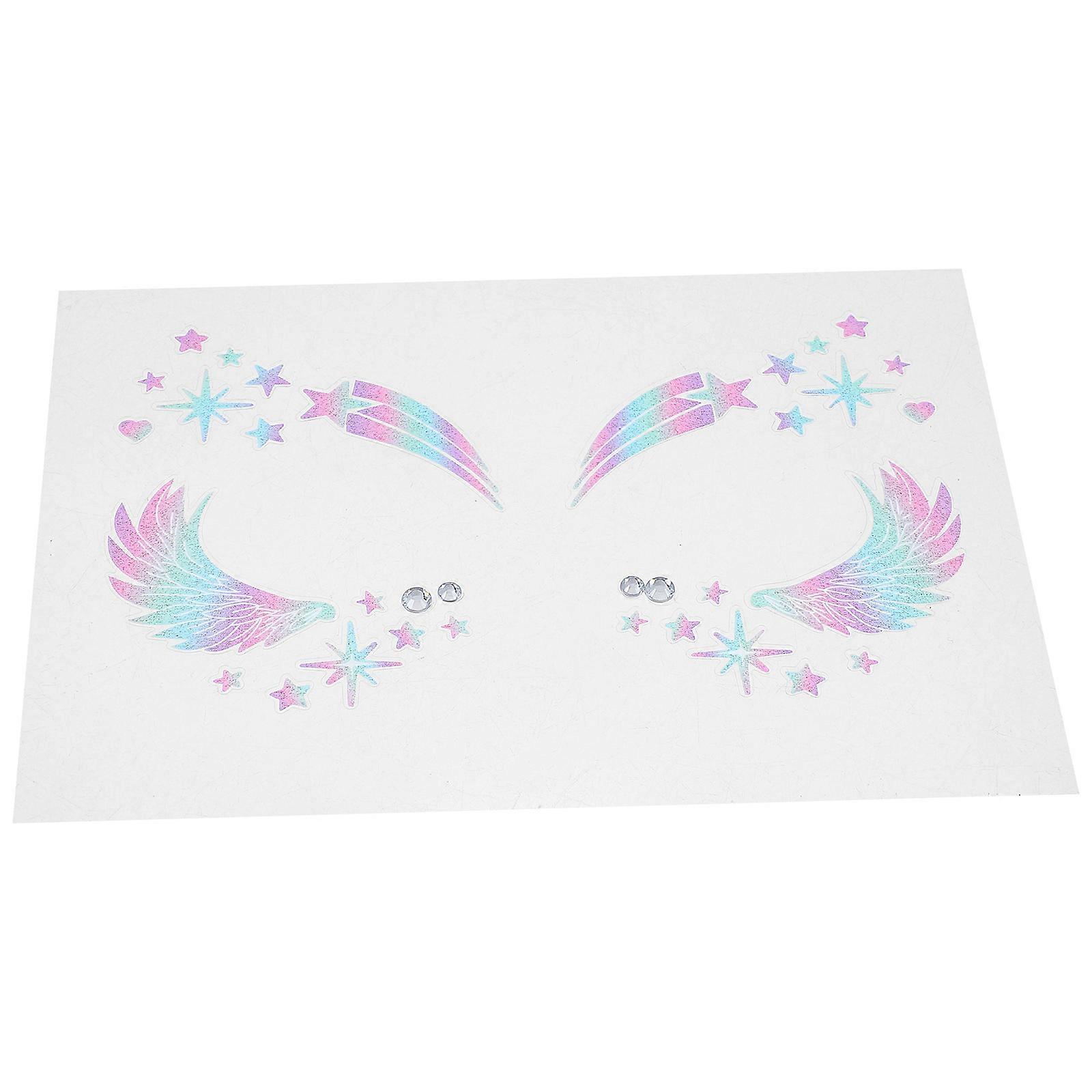 Glitter Eye Sticker Colorful Face Sticker for Party Styles 1