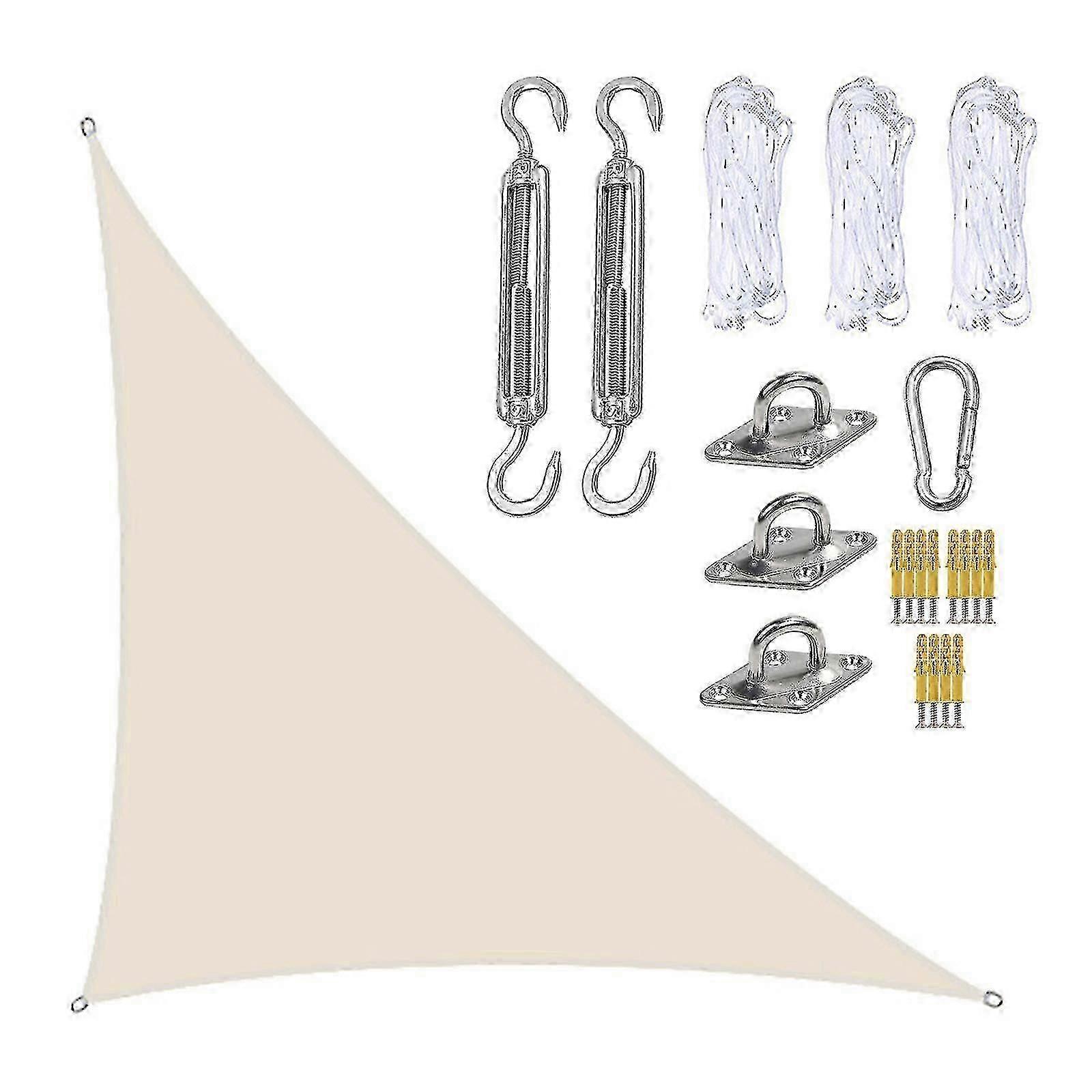 Right Triangle Sun Shade Sail Canopy Mesh Fabric Uv Block - Commercial Heavy Duty