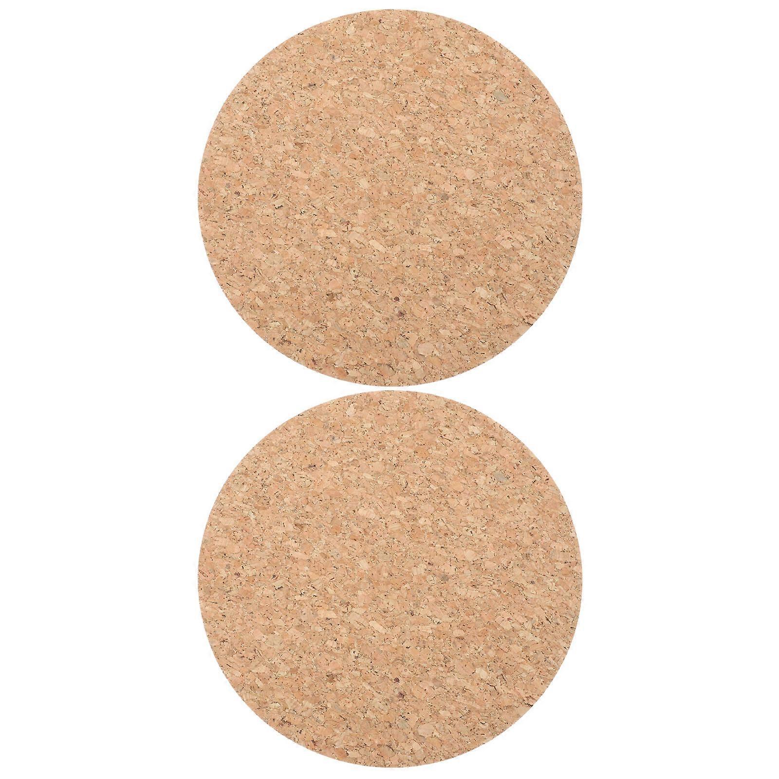 Wear-Resistant Cork Mouse Pad for Computer Use 6Pcs Light Brown Moisture-Proof