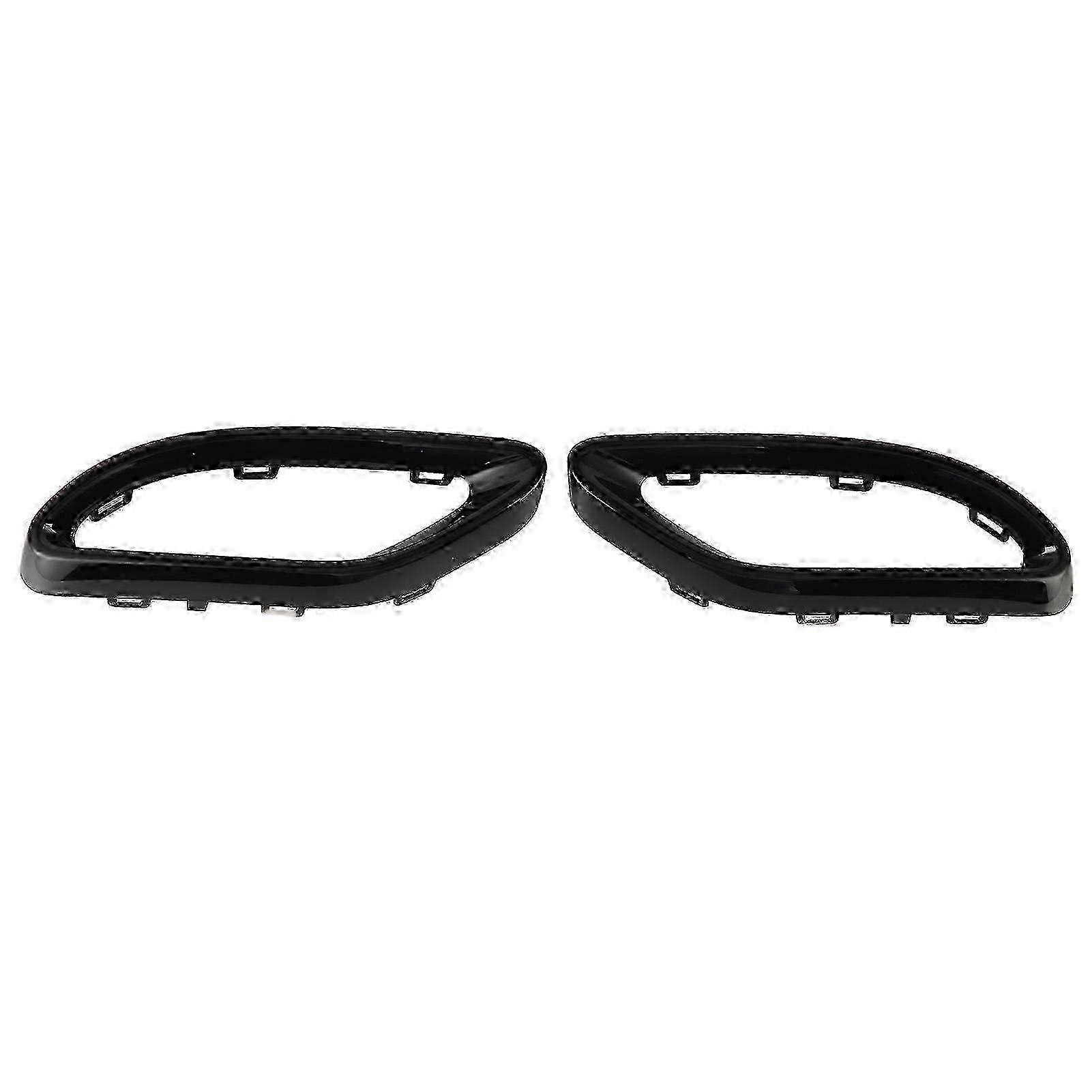 Gloss Black Exhaust Tip Cover Trims for Mercedes-Benz A B C E GLC CLS-Class (W177 W247 W205 W213 X253 C257)
