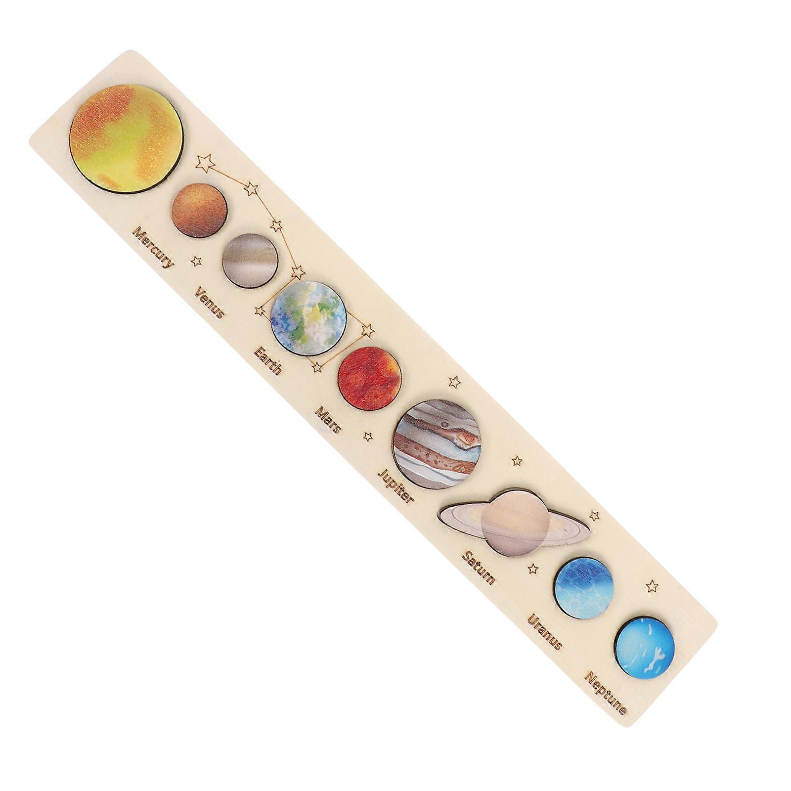 Solar System Puzzle Planet Matching Educational Puzzle for Kids 1Set Toy