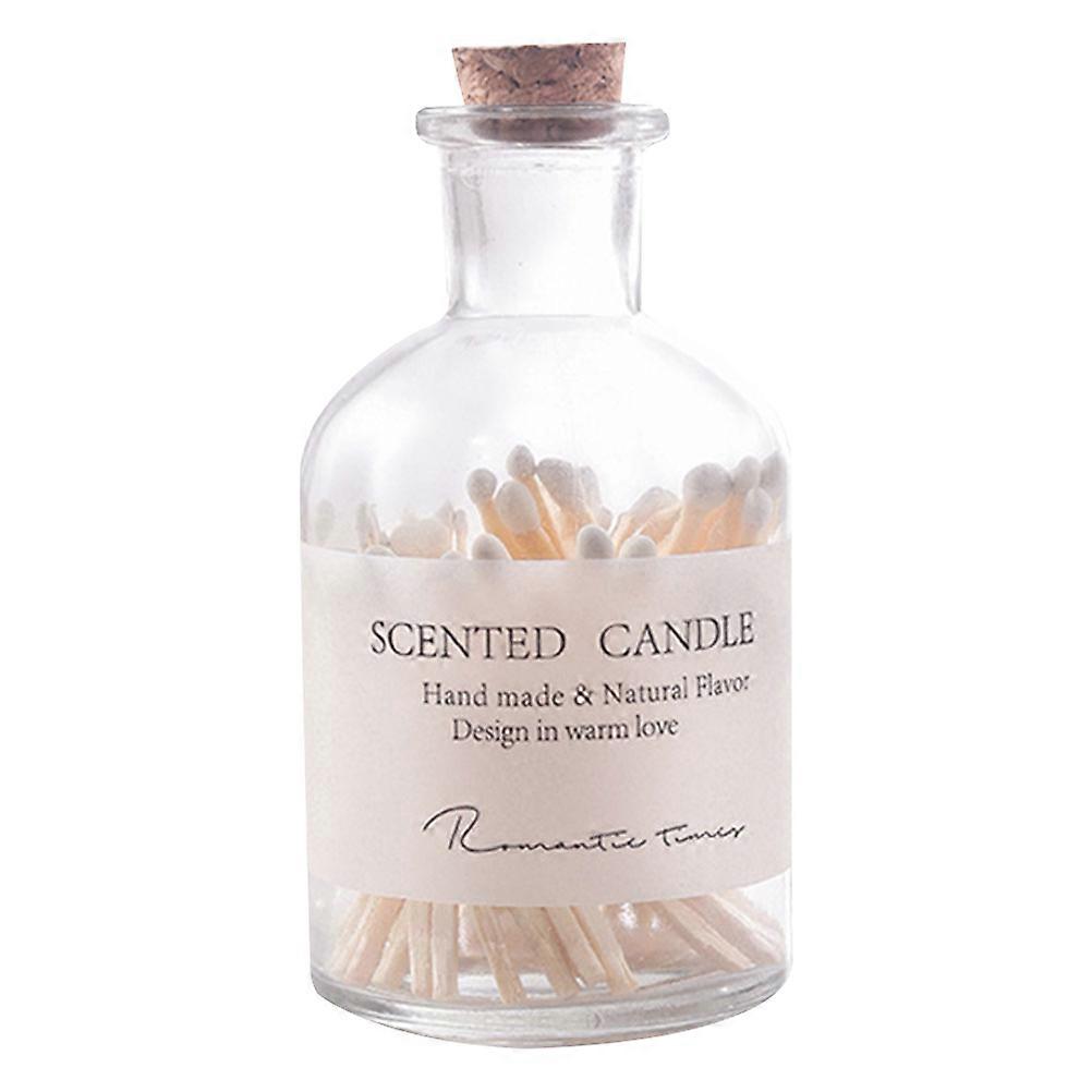 Match Present Match Jar for Wedding Supply 2Pcs Glass Storage