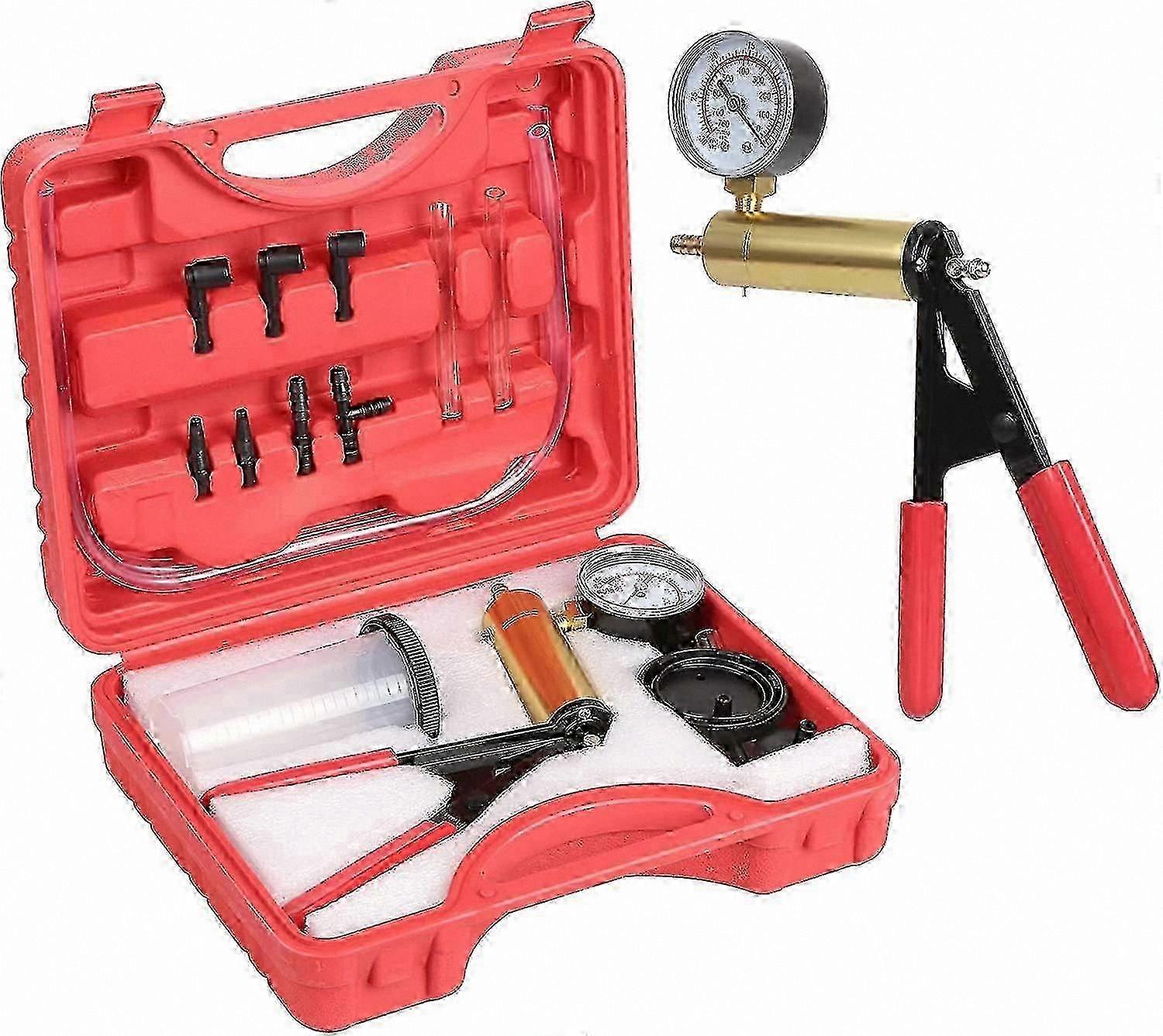 Handheld Vacuum Pump Brake Fluid Bleeder Tool for Motorcycle Maintenance