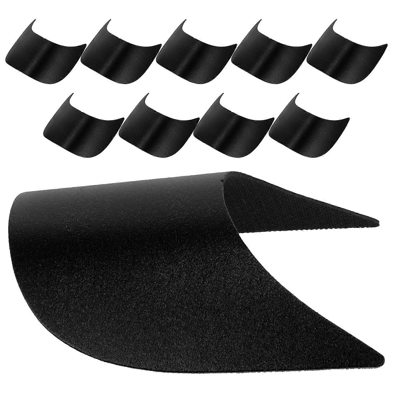 Black Plastic Baseball Cap Visor Insert Shaper for DIY 60Pcs