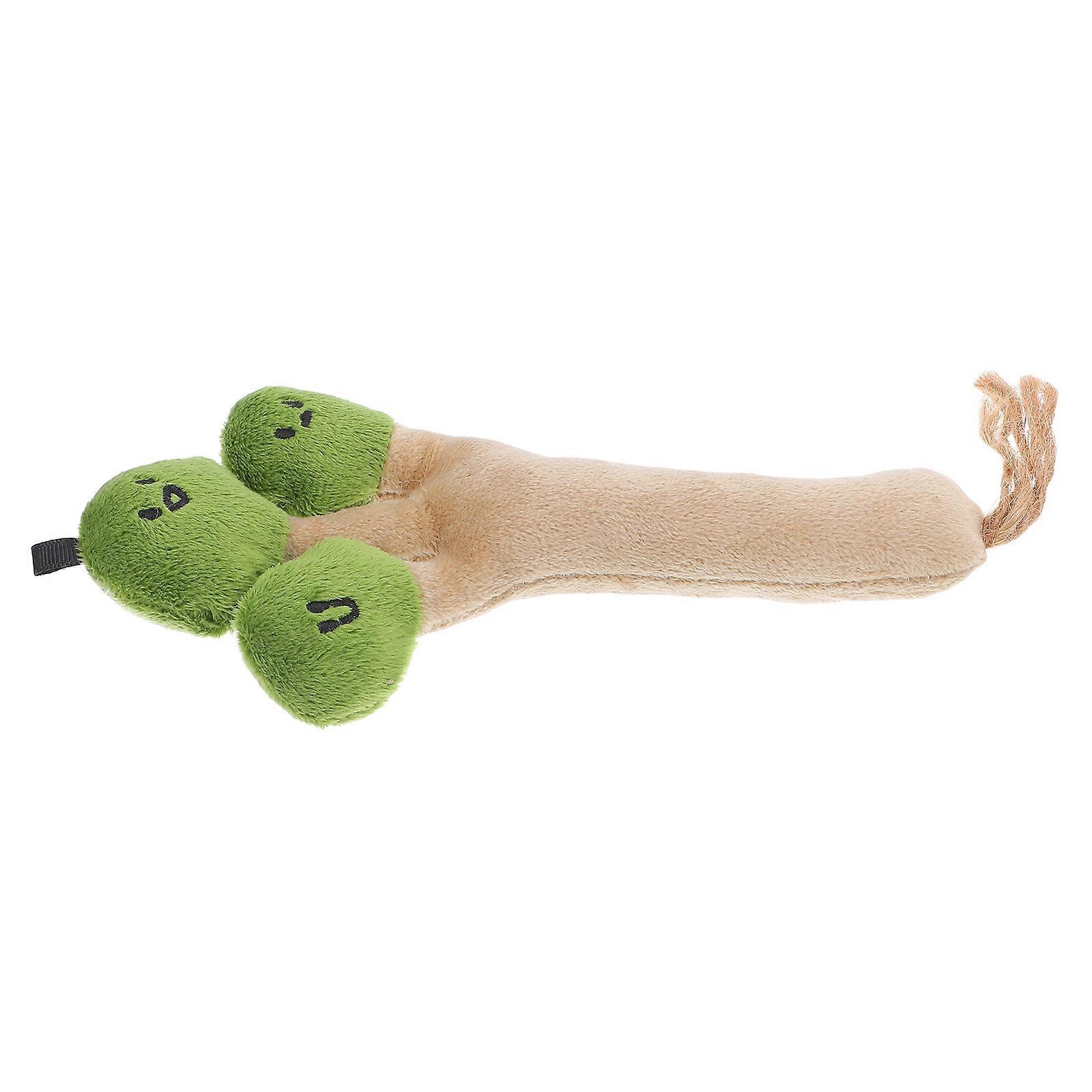 Plush Cat Toy for Teeth Cleaning 2Pcs Interactive Pet Toy