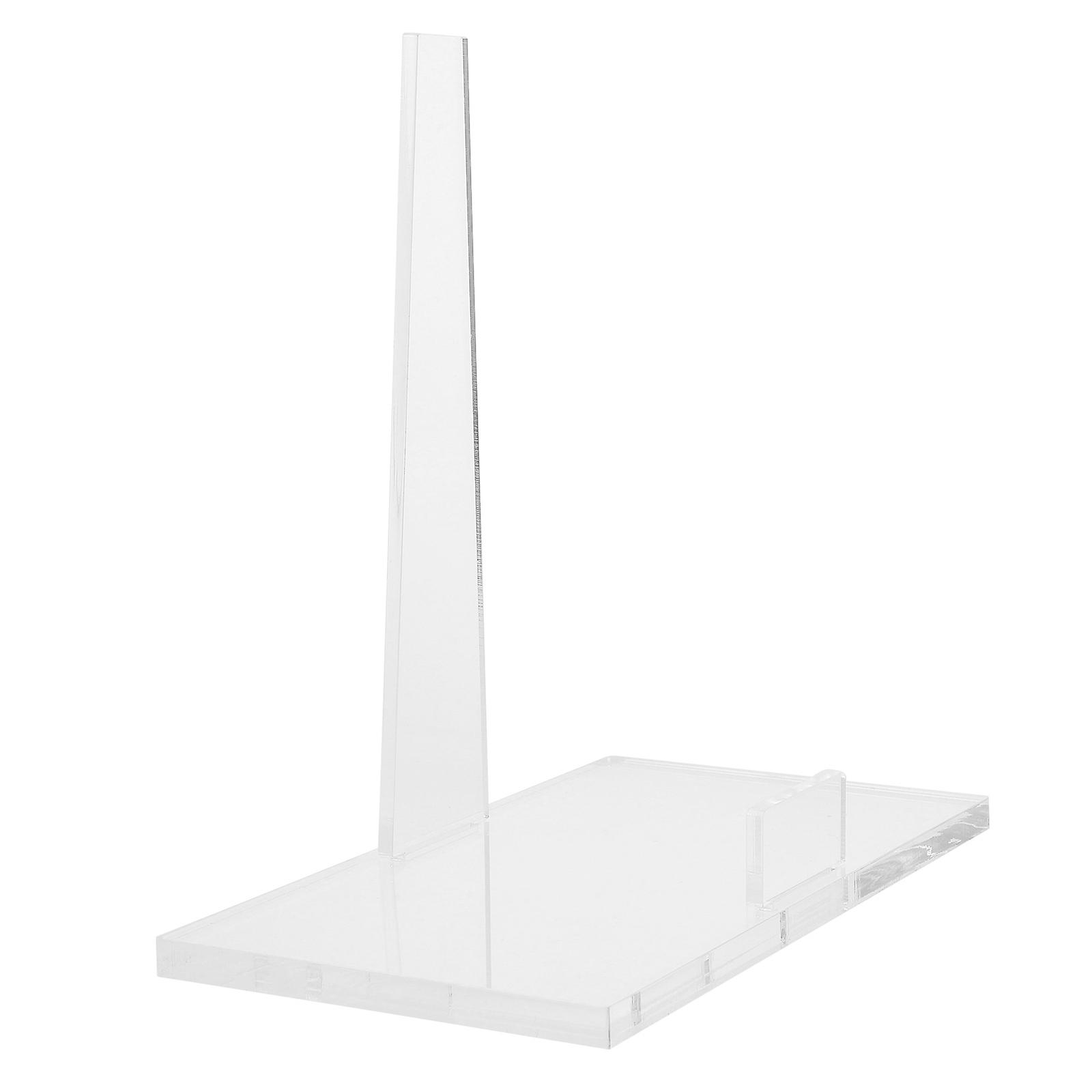 Book Display Stand Acrylic Frame Stand for Home Use 4Pcs Transparent