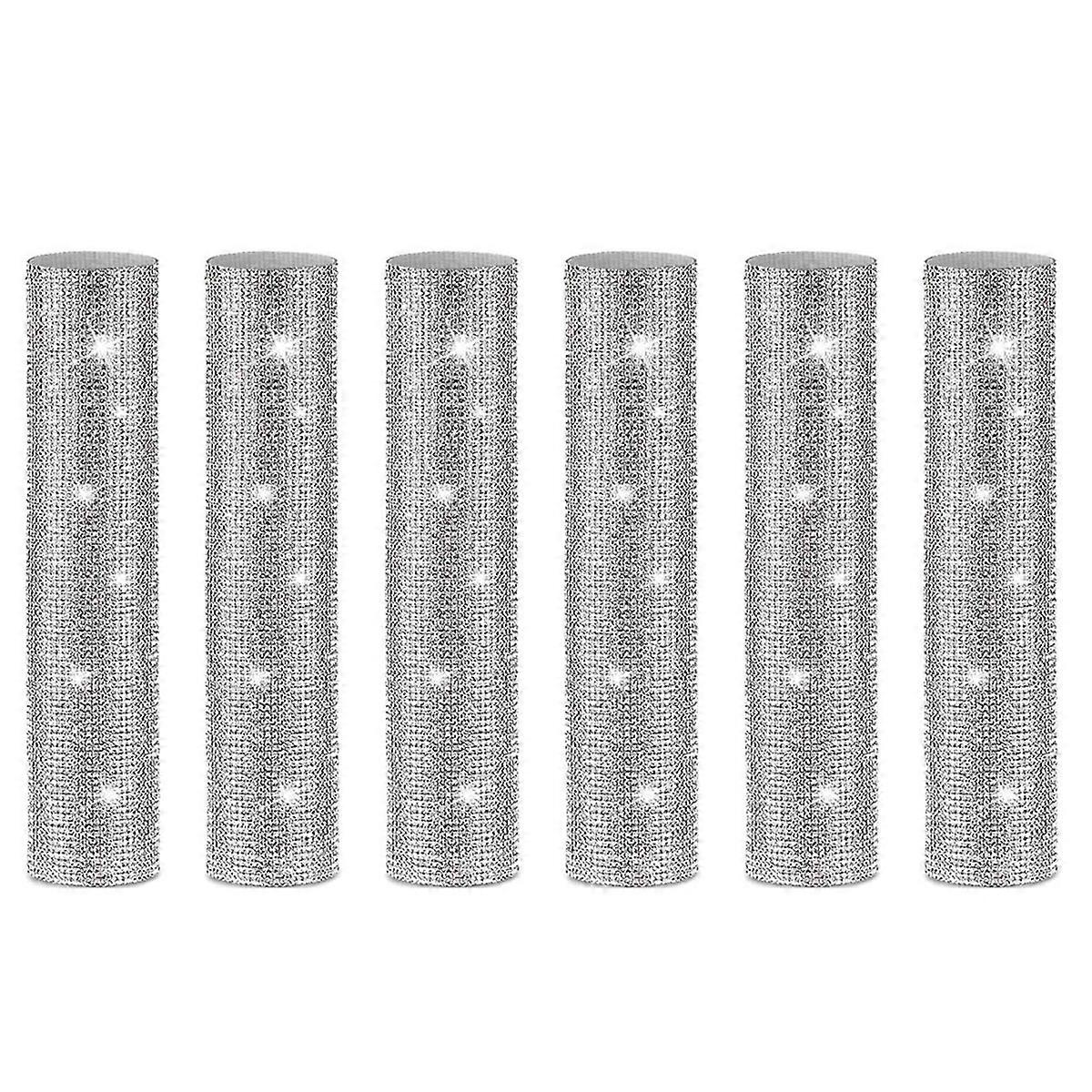 Osłona uchwytu mikrofonu, błyszczący pokrowiec na uchwyt mikrofonu Sparkly Bling Rhinestones na imprezę i program telewizyjny, do większości mikrofonów bezprzewodowych