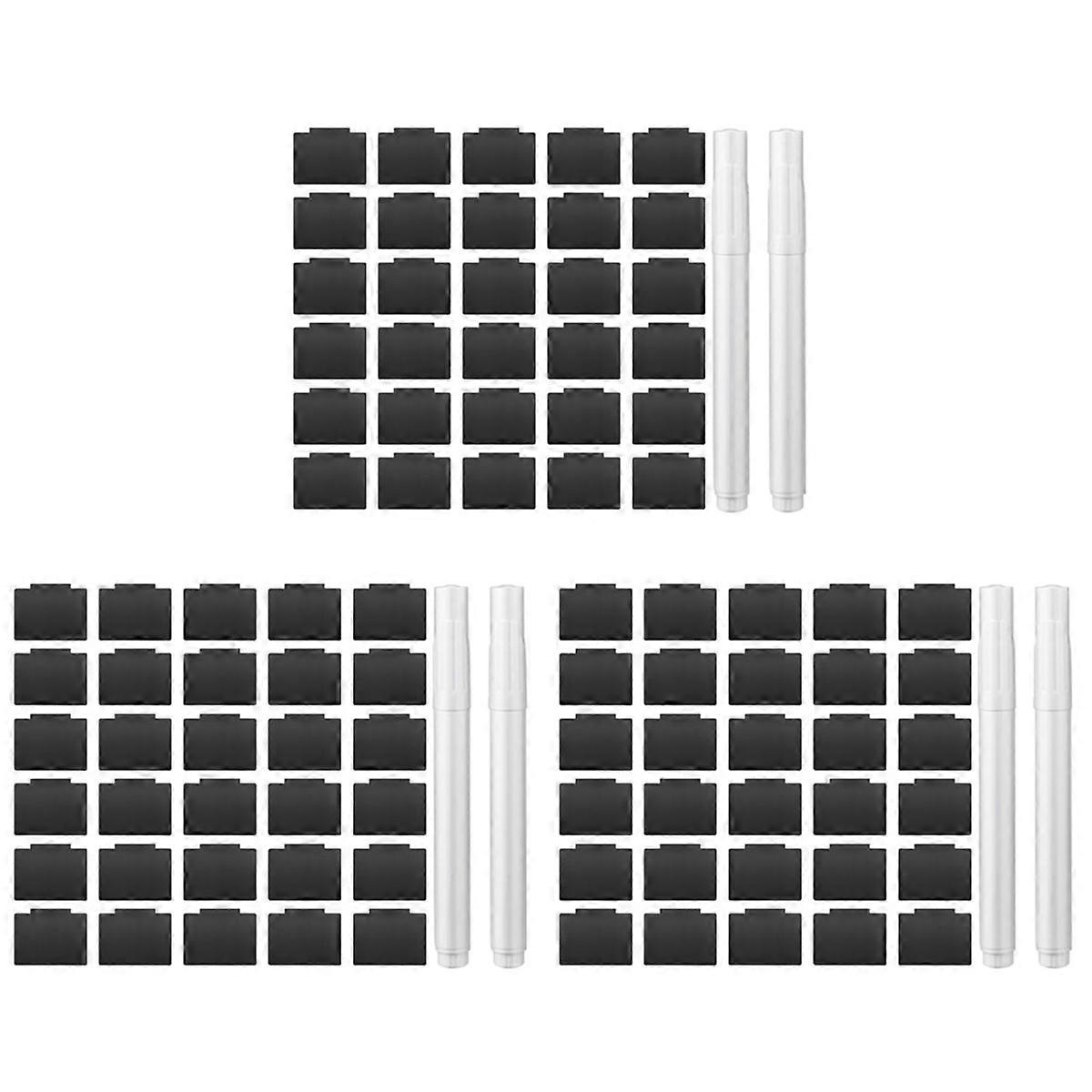 Basket Labels Clip On for Storage Bin Plastic Removable Basket 34PCS