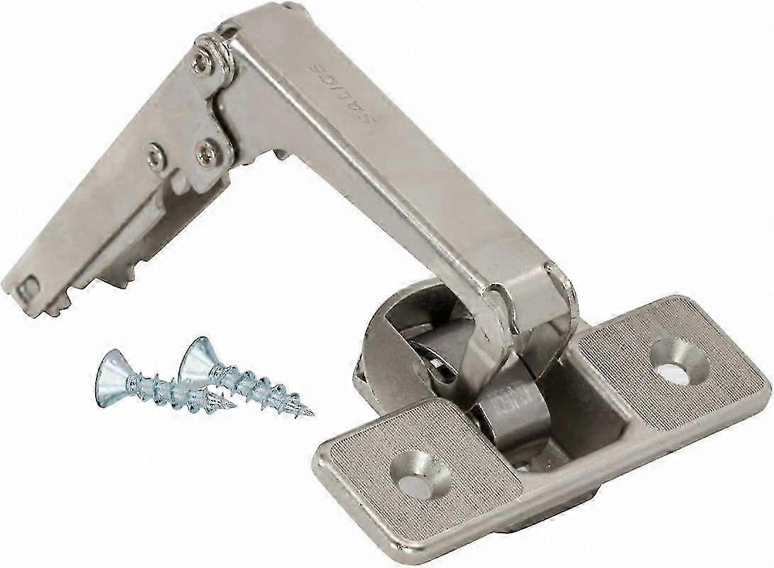 2-Pack 70 Degree Pie Cut Corner Hinges for Bi-Fold Doors, Self-Closing Overlay Design