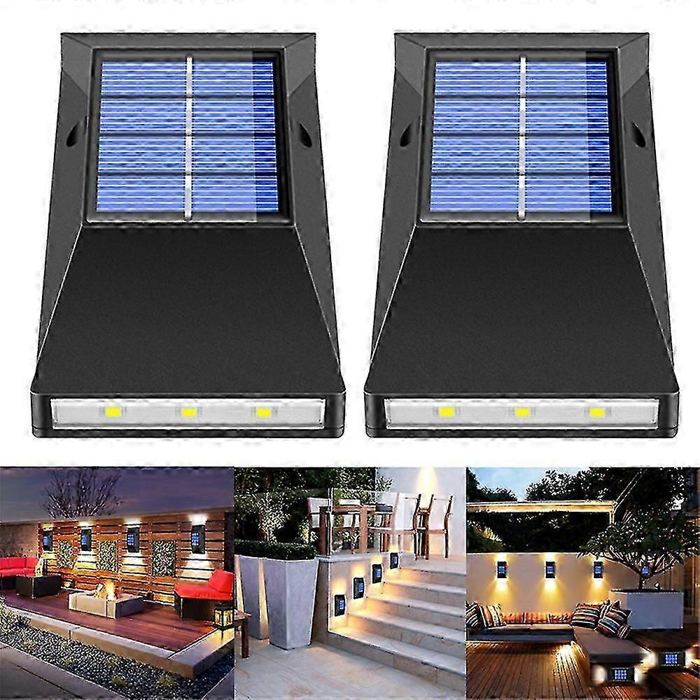 2pc Led Solar Light Outdoor Solar Lamp