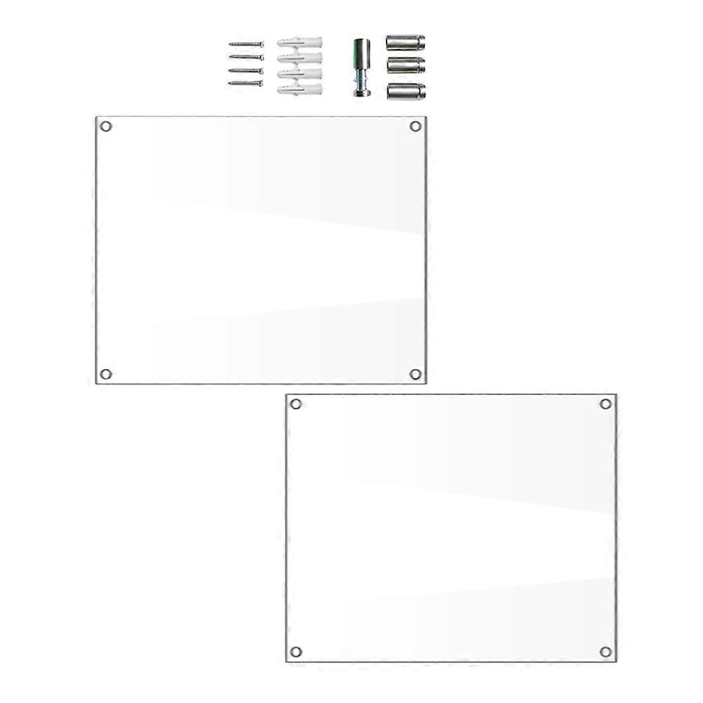 Clear Picture Frame Acrylic Photo Frame for Decoration 4Sets