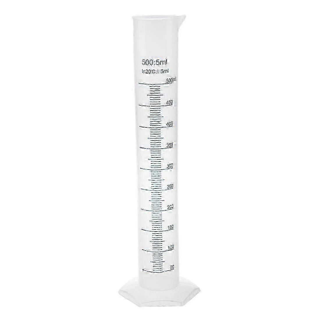 500 ml Eprouvette Gradue en Plastique Transparent js SZRH A-YH