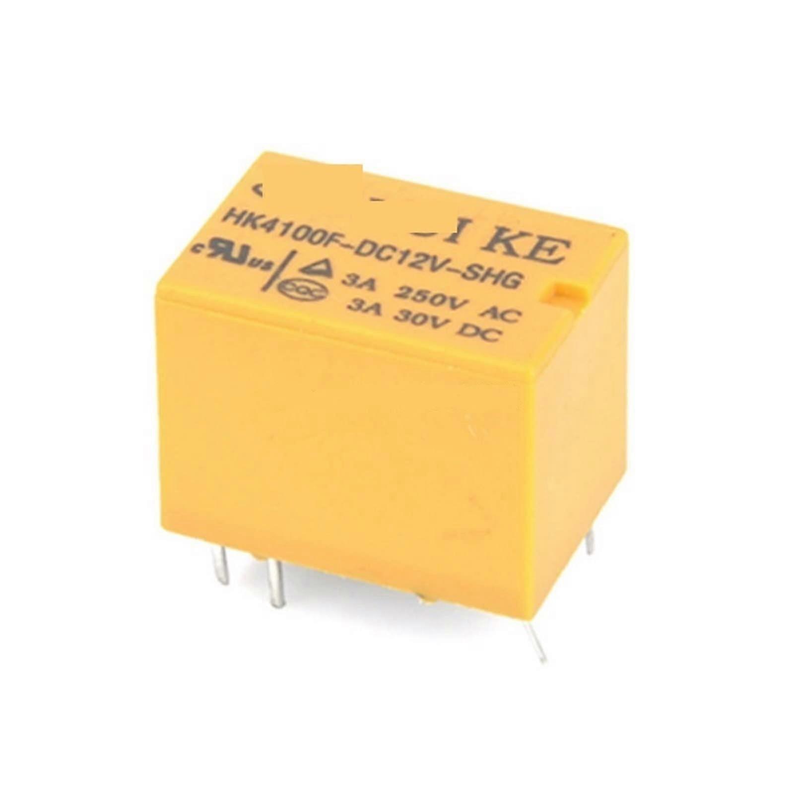 Relay 10Pack, 6Pin, 3A/250VAC, 3A/30VDC, DC3VDC24V