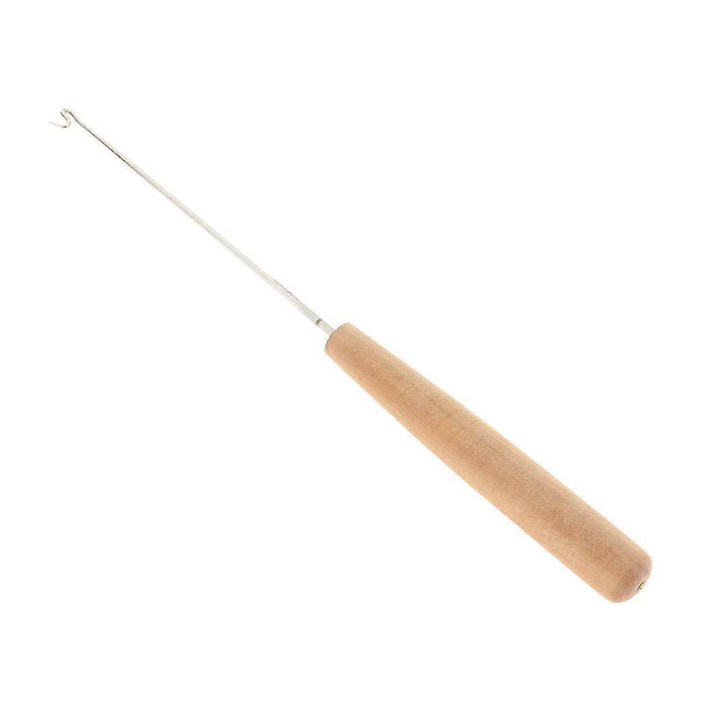 Piano Spring Hook Tool Pointed Style with Wood Handle for Piano Regulating