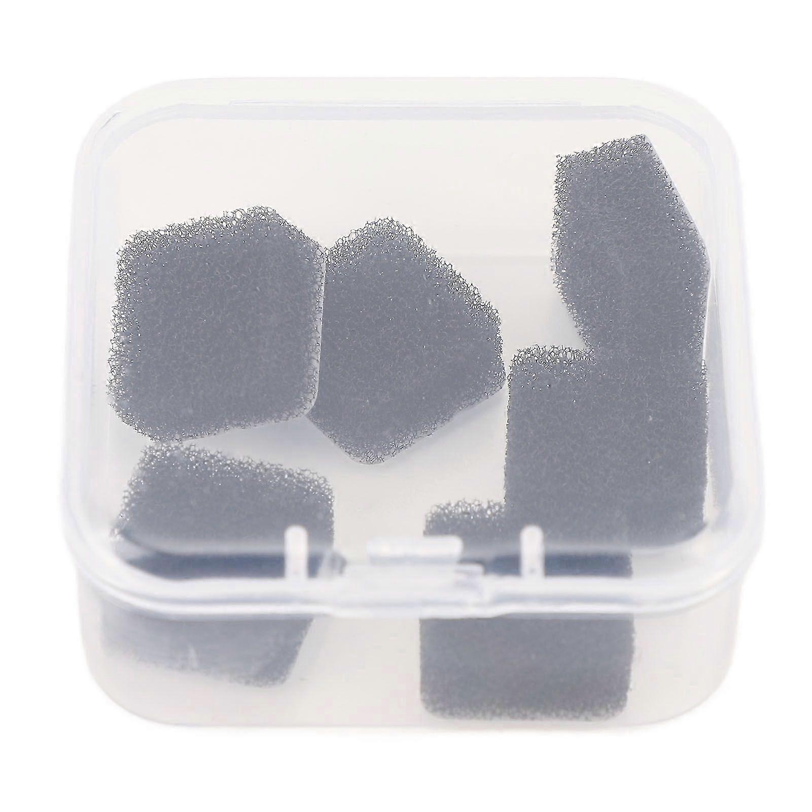 6pcs Mic Wind Muff Compatible for X4 X3 Camera Noise Reduction Sponge Camera Mic Windscreen