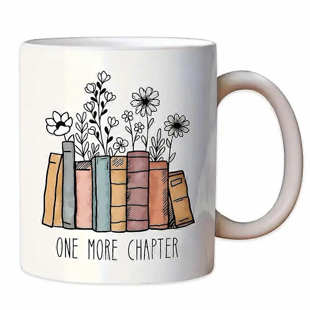 Ceramic floral design coffee cup