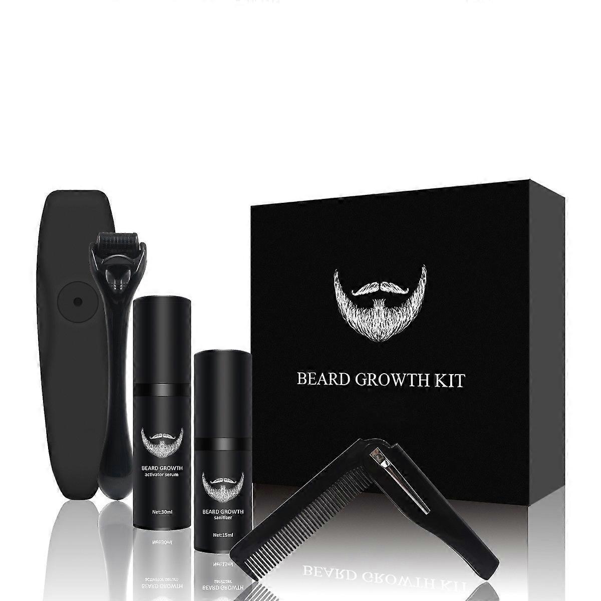 Beard growth kit for men