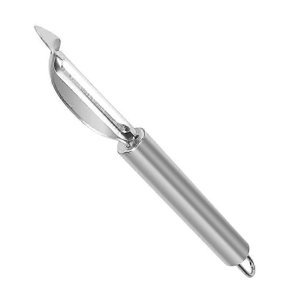 Stainless steel double-blade peeler