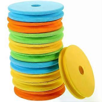 10pcs 395 Inch EVA Foam Spools Large Size Fishing Gear Line Coil Bobbin Tackle Winding Line Carp Lure Board Fish Tool