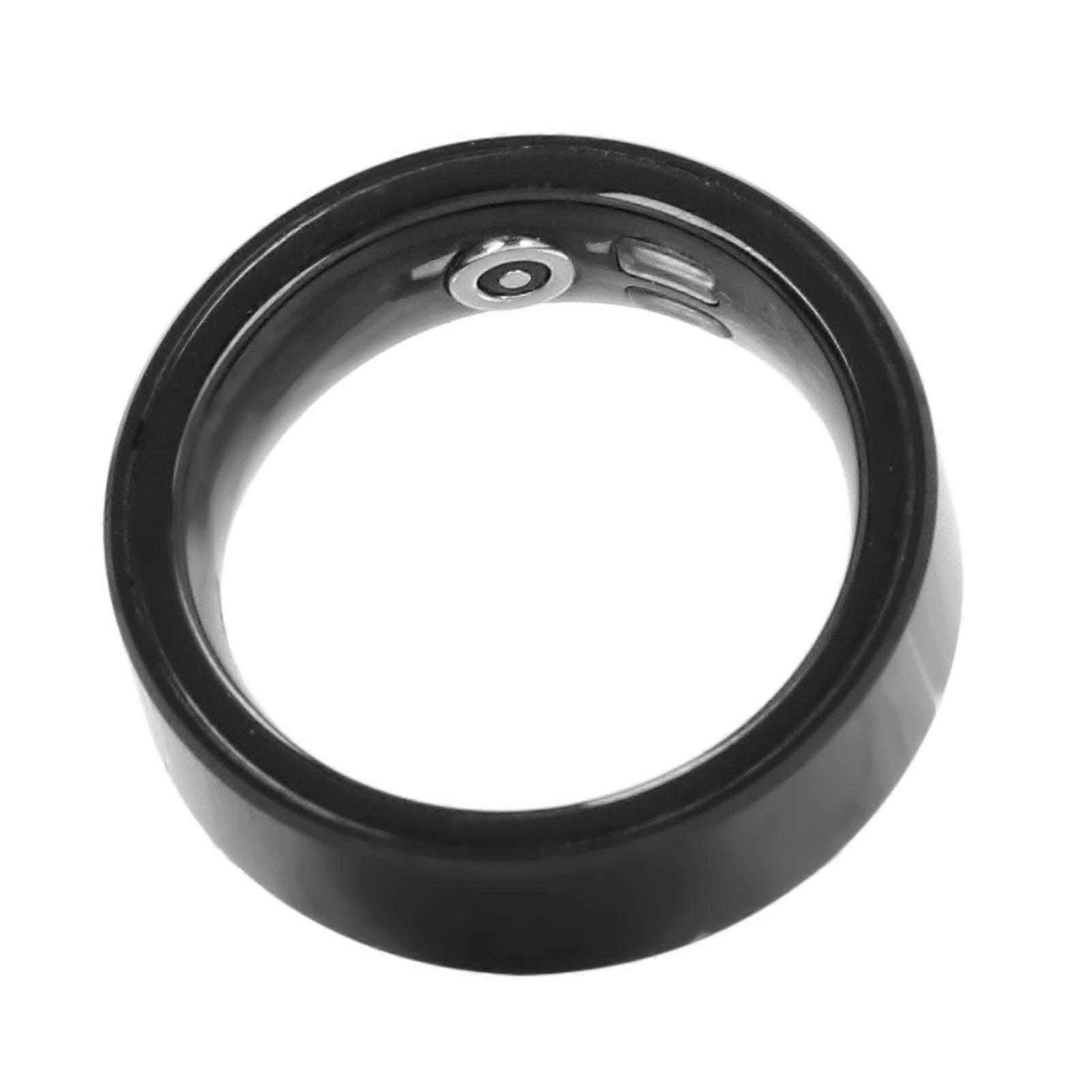 スマートヘルスリングスリープモニター防水Bluetoothメタルアクティビティトラッカーリングフィットネスナイトユースブラック8