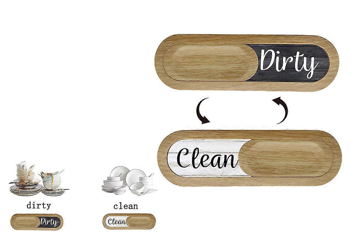 Clean Dishwasher Magnet And Dirty Dishwasher Magnet