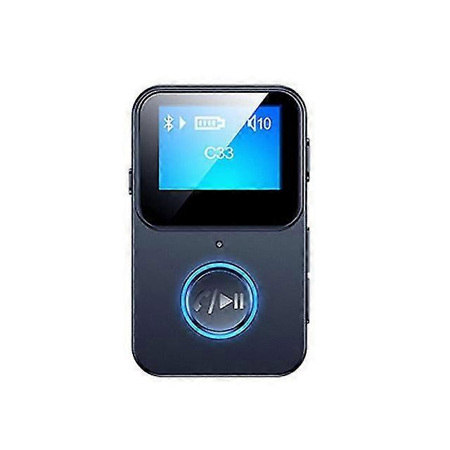 2021 Bluetooth Receiver 5.0 Adapter Led Display Hands-free Car Kits Audio Transmitter Wireless Receiver Support Lossless Music