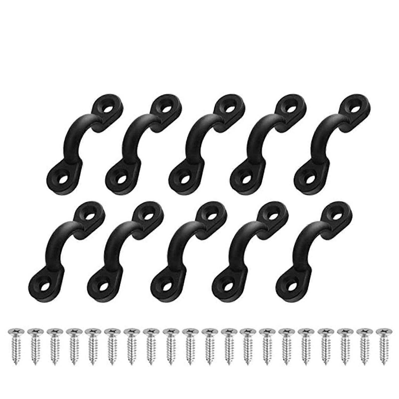 Saltwater Resistant Clamps For Securing Paddles Net On Kayaks Deck With Reinforced Nylons Construction Multicolor