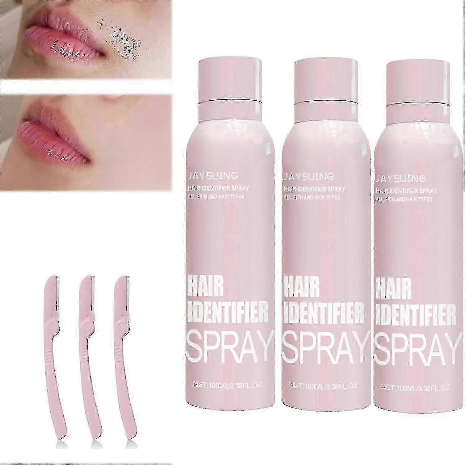 Optimized Hair Identifier Spray for Face Dermaplaning and Shaving