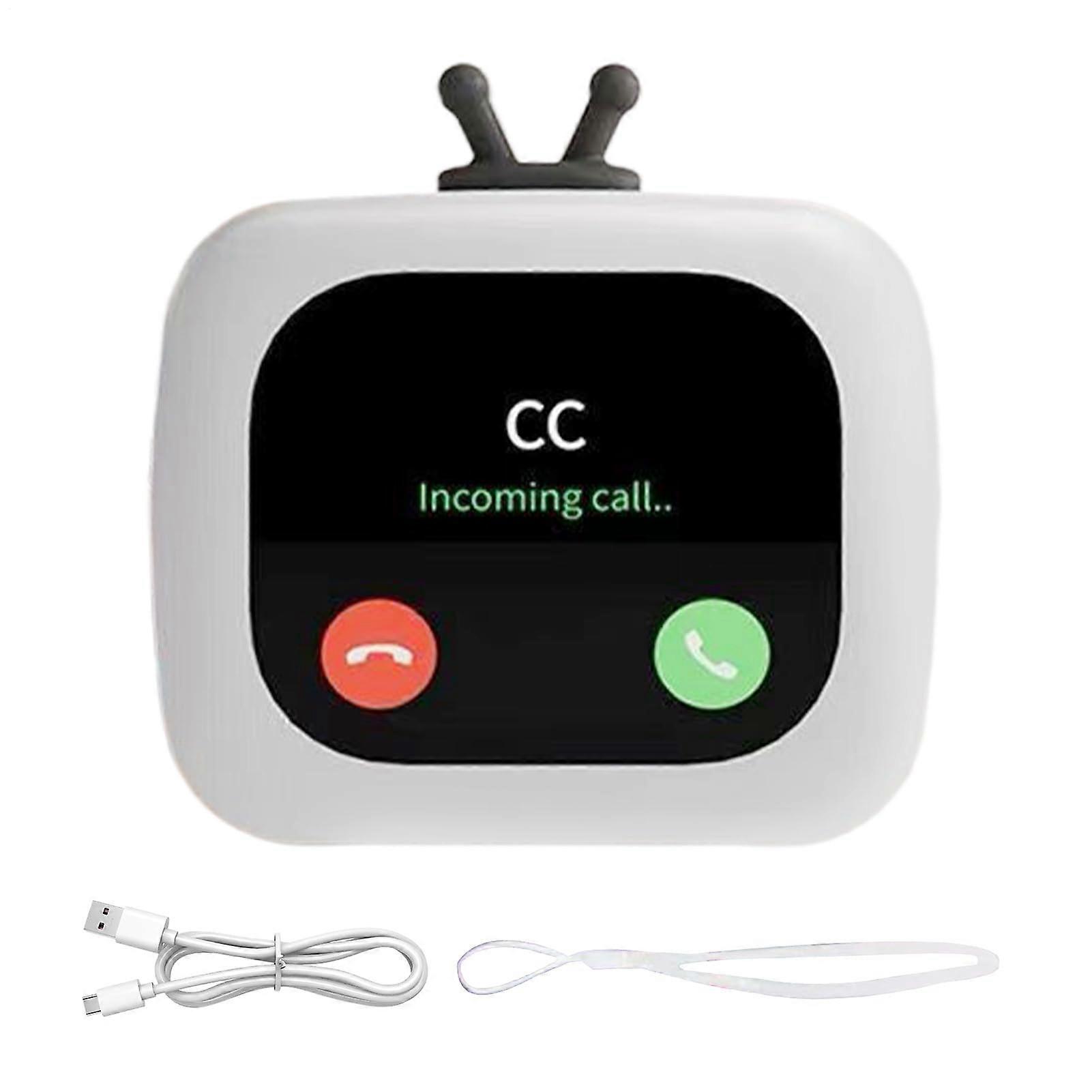 Small TV Speaker Compact Portable Music Box Mini Touch Screen Player Wireless Audio Device Dorm Entertainment