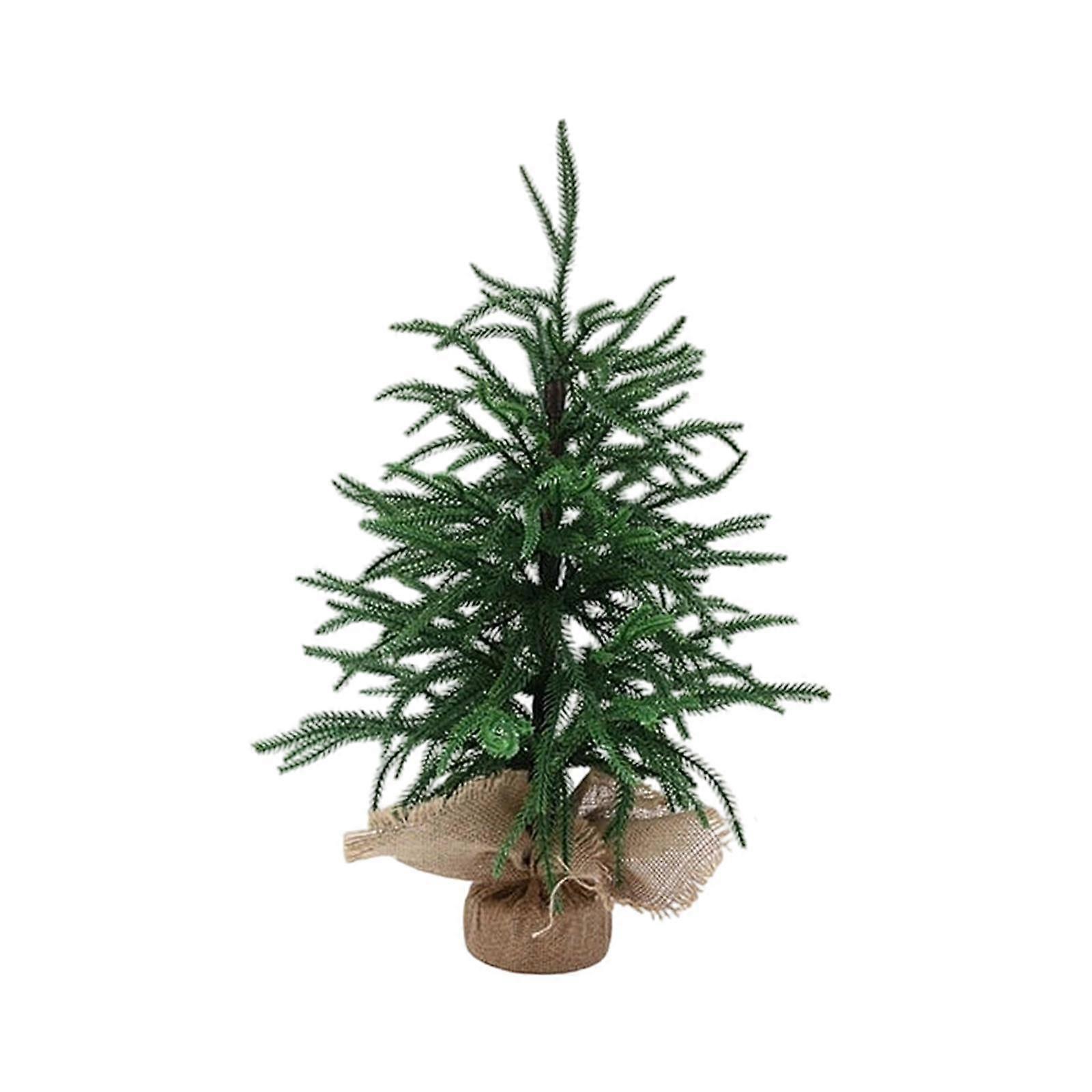 Artificial Tabletop Christmas Tree Faux Tree Realistic Simulated Small Fake
