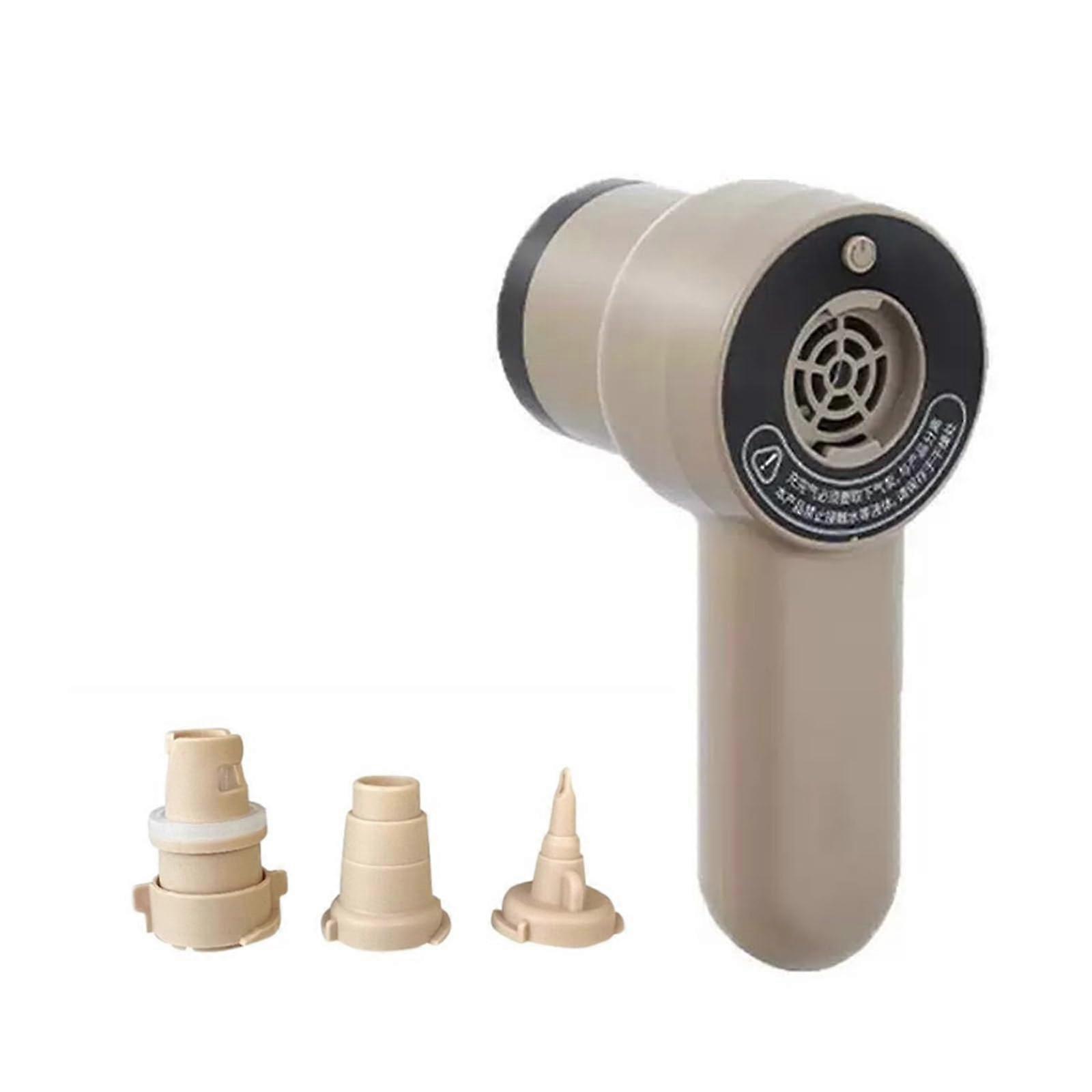 Handheld Rechargeable Inflator 14000PA Capacity For Air Mattresses Watercrafts Storage Sacks USB Powered Low Noise