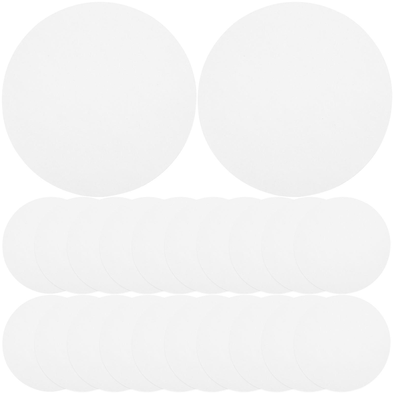 40 Sheets of Blank Round Painting Paper Students DIY Craft Paperboard Practical Sketch Paper