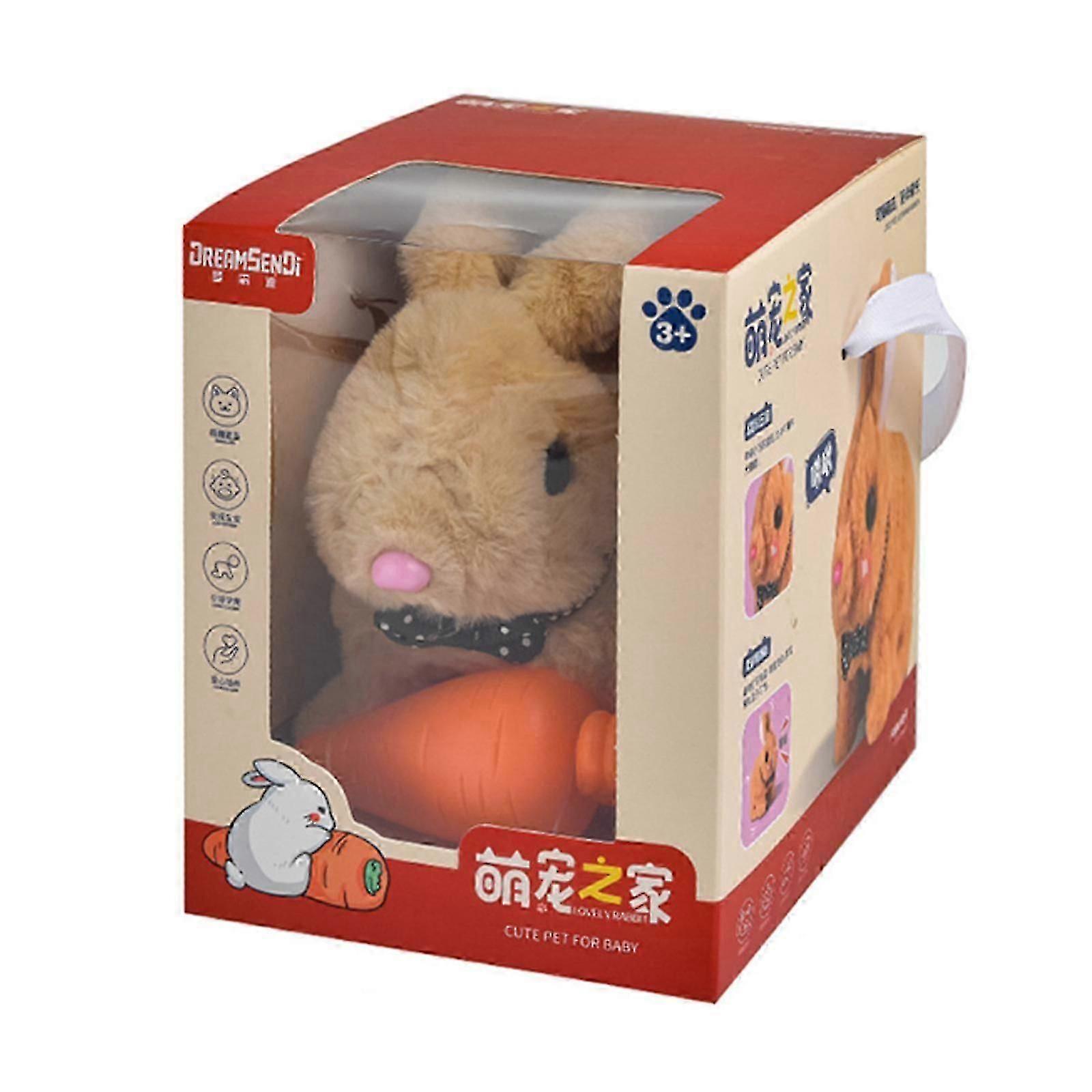 Chiot robot, mon chiot robot réaliste Milow, peluche réaliste qui marche avec boîte