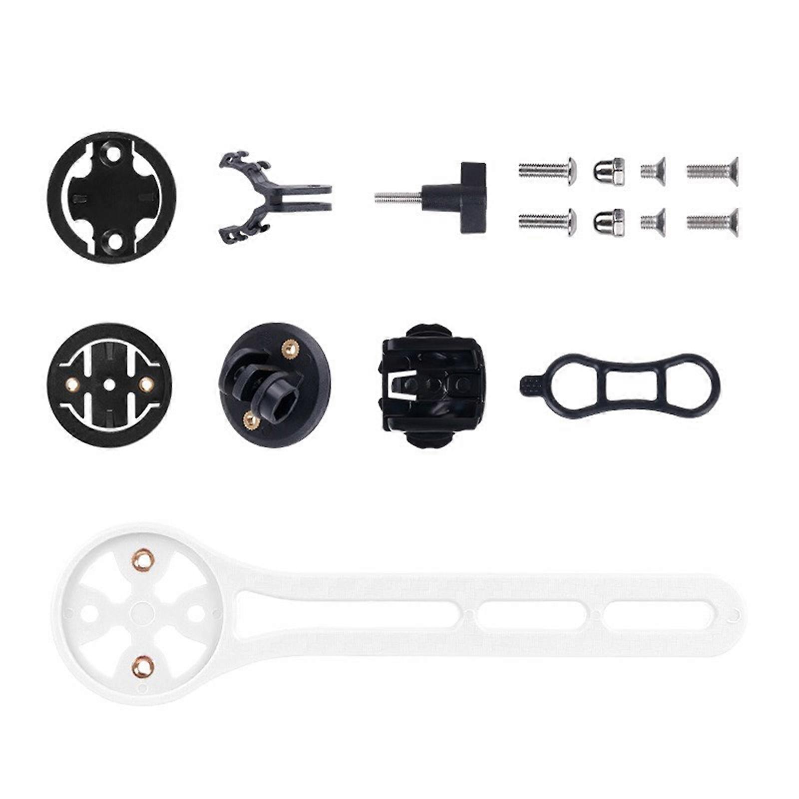 Adjustable Out Fronts Computer Mount Bicycles Extended Mount Light Stands Out Fronts Road Bike Extension Bracket  White