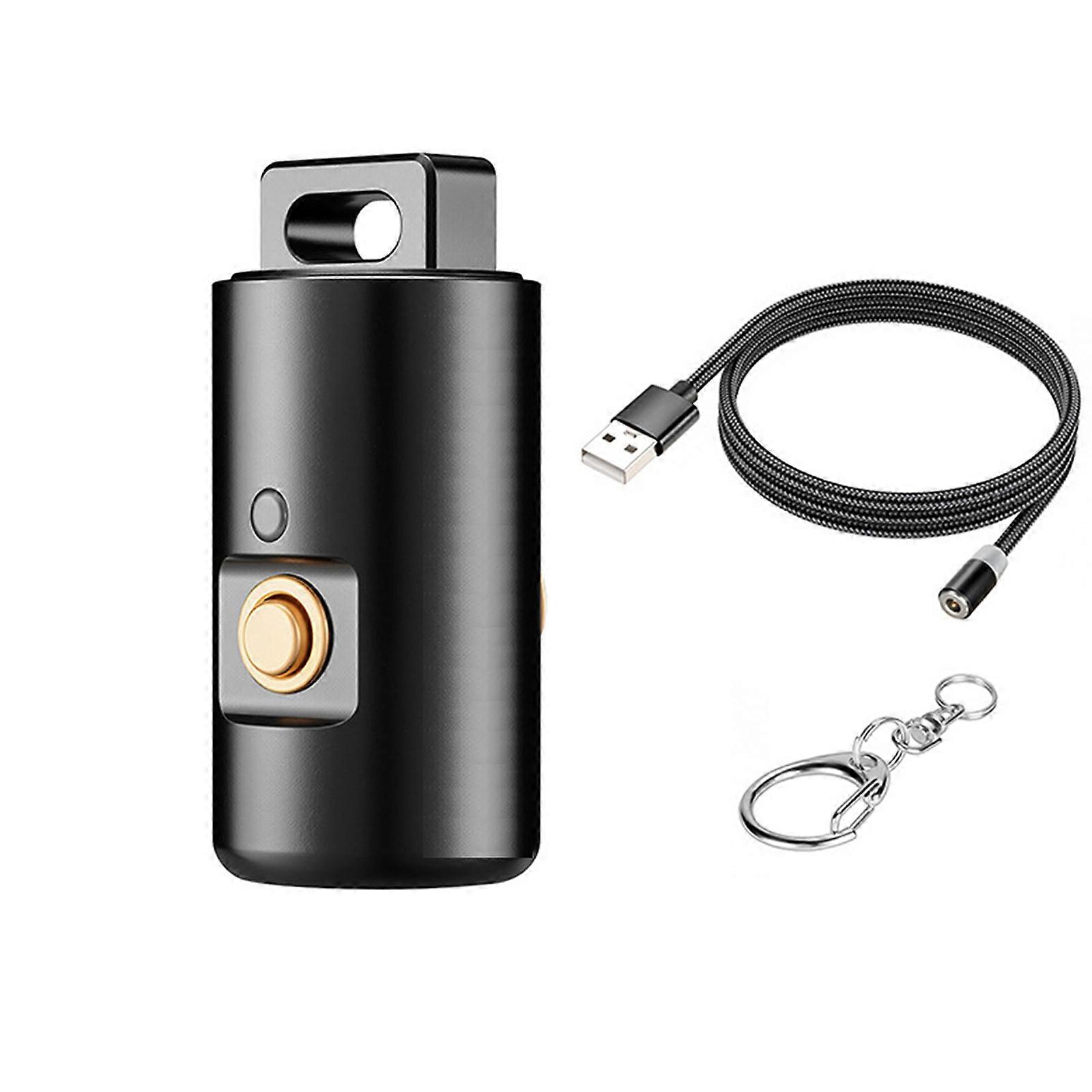 Compact Flashlight with Magnetic Charging 5 Light Modes Portable Design 30M Range Water Resistant for Hiking Emergencies Multicolor