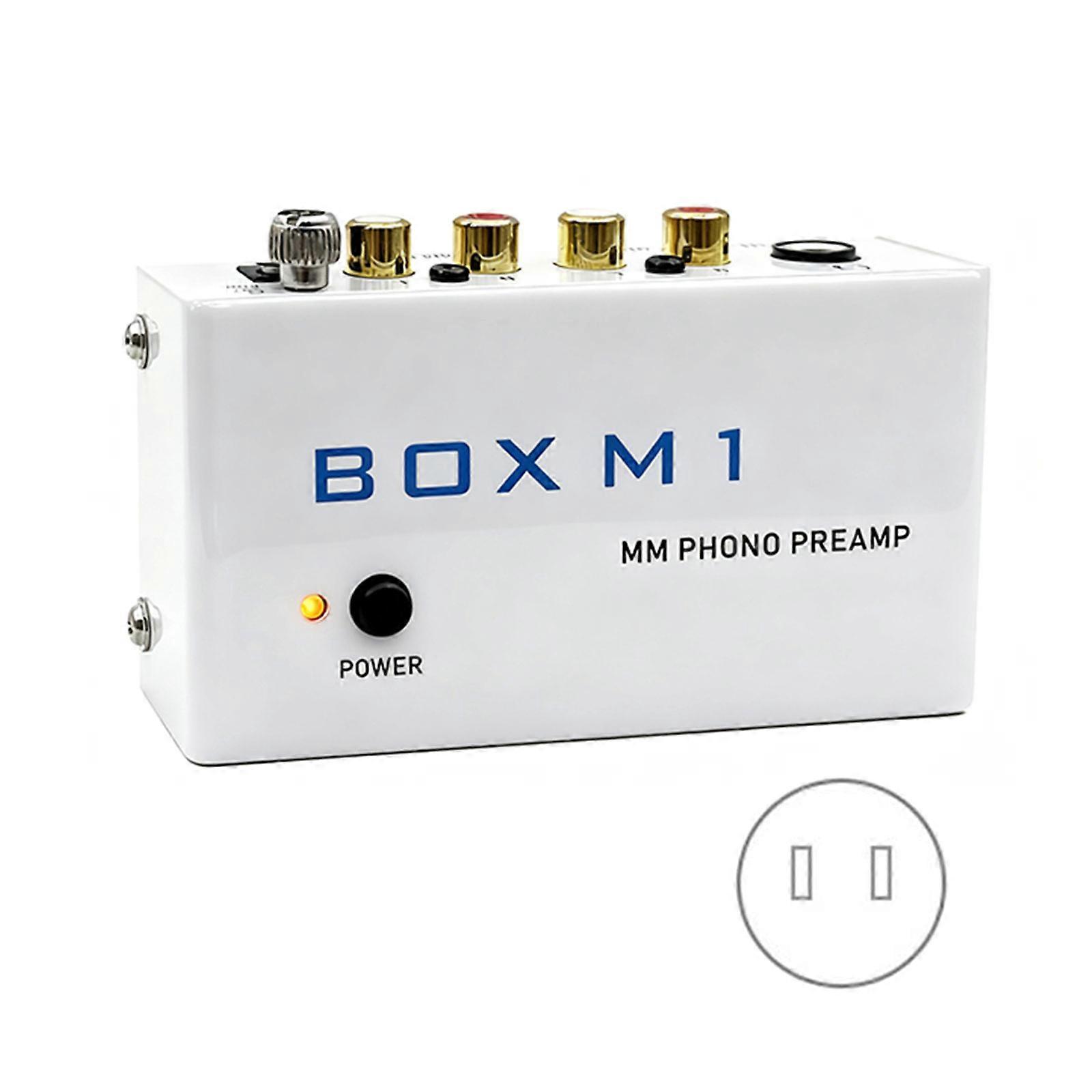 Compactly Metal Phono Preamplifier For Record Players Immediate Signal Gains Improvement Studio Grade Audios Enhancement Multicolor