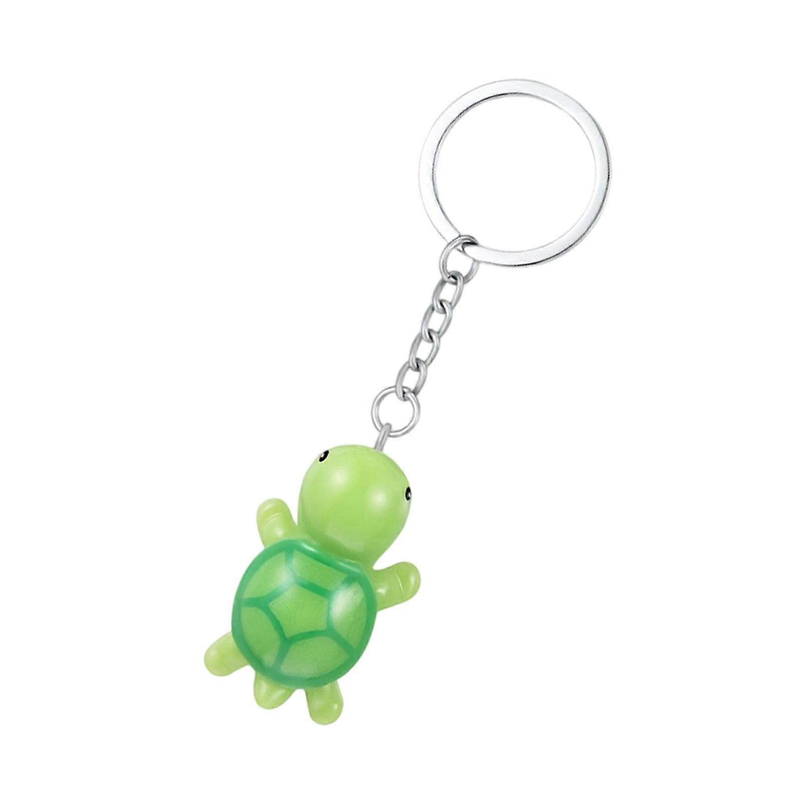 Cute Resin Turtles Keychain Lightweight Decorative Charm Accessories For Bags Backpacks Keys Random Color Design Multicolor