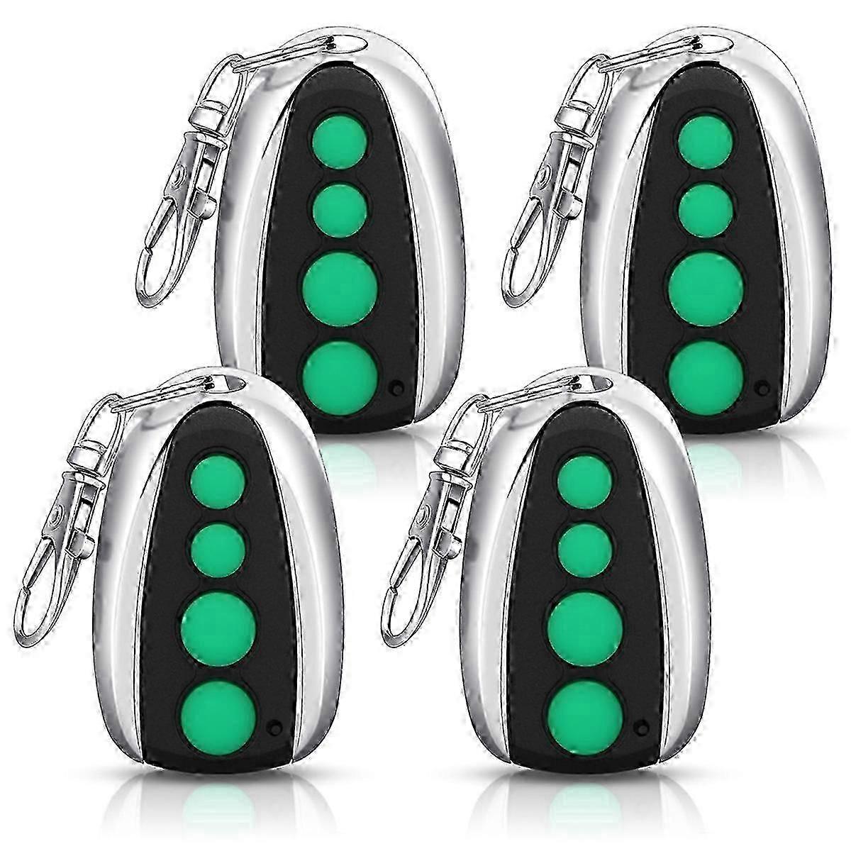 4 Pcs Garage Door Remote Control Set for Topens M12 Automatic Swing Gate Opener System