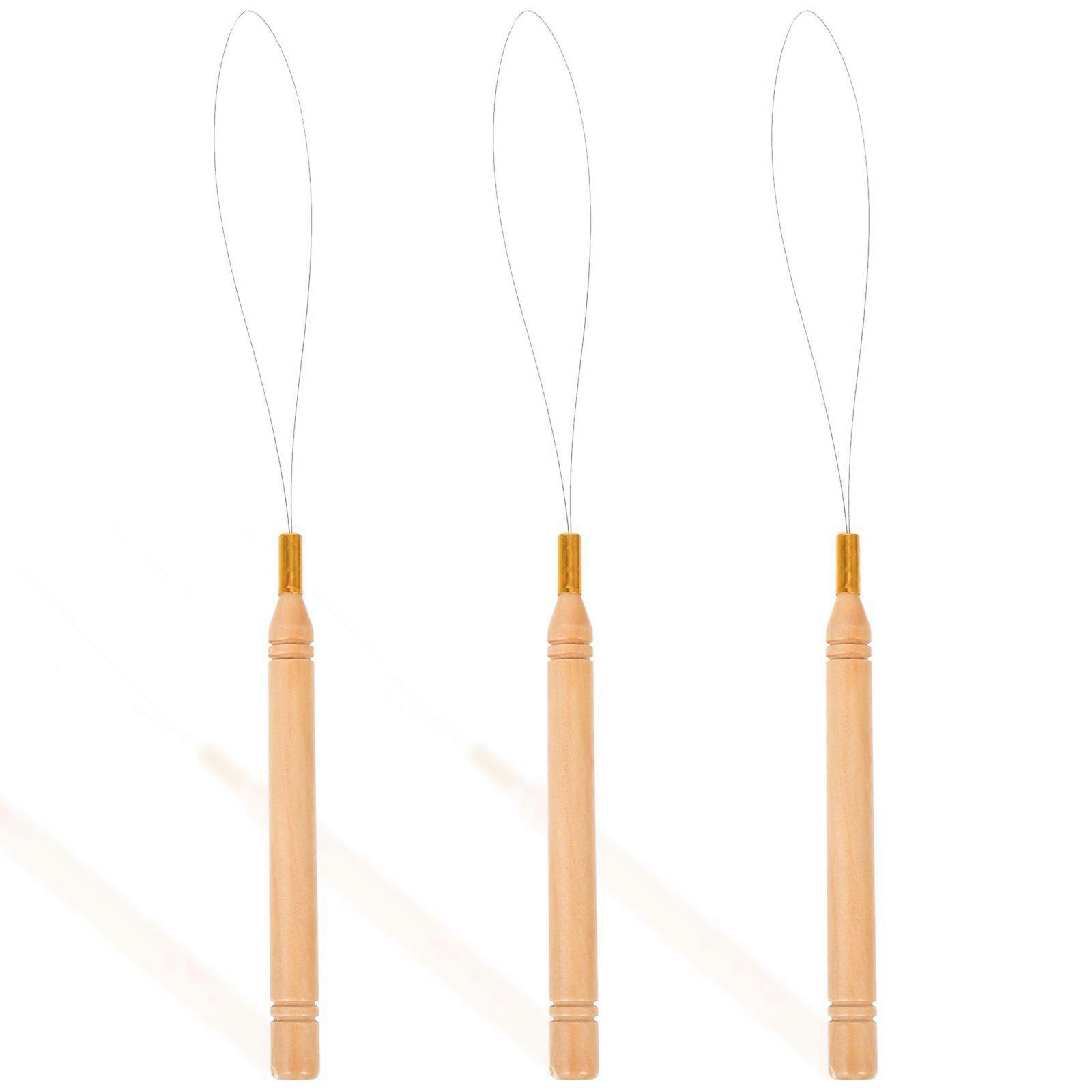 3Pcs Threading Apparatus Sewing Thread Tool Thread Inserter Household Threading Tool