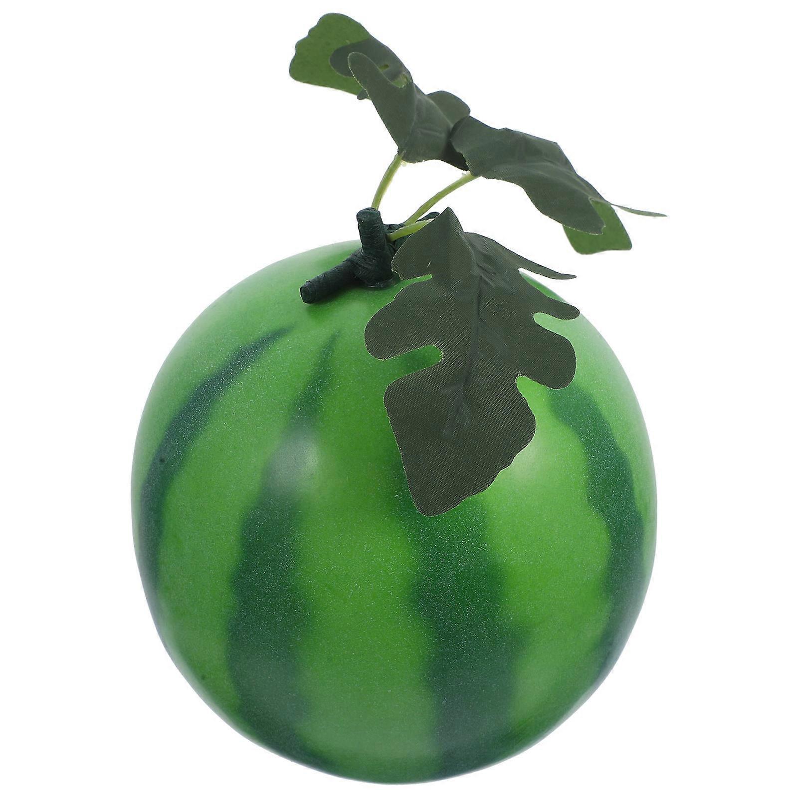Foam Watermelon Ornament Artificial Watermelon for Decoration 4Pcs