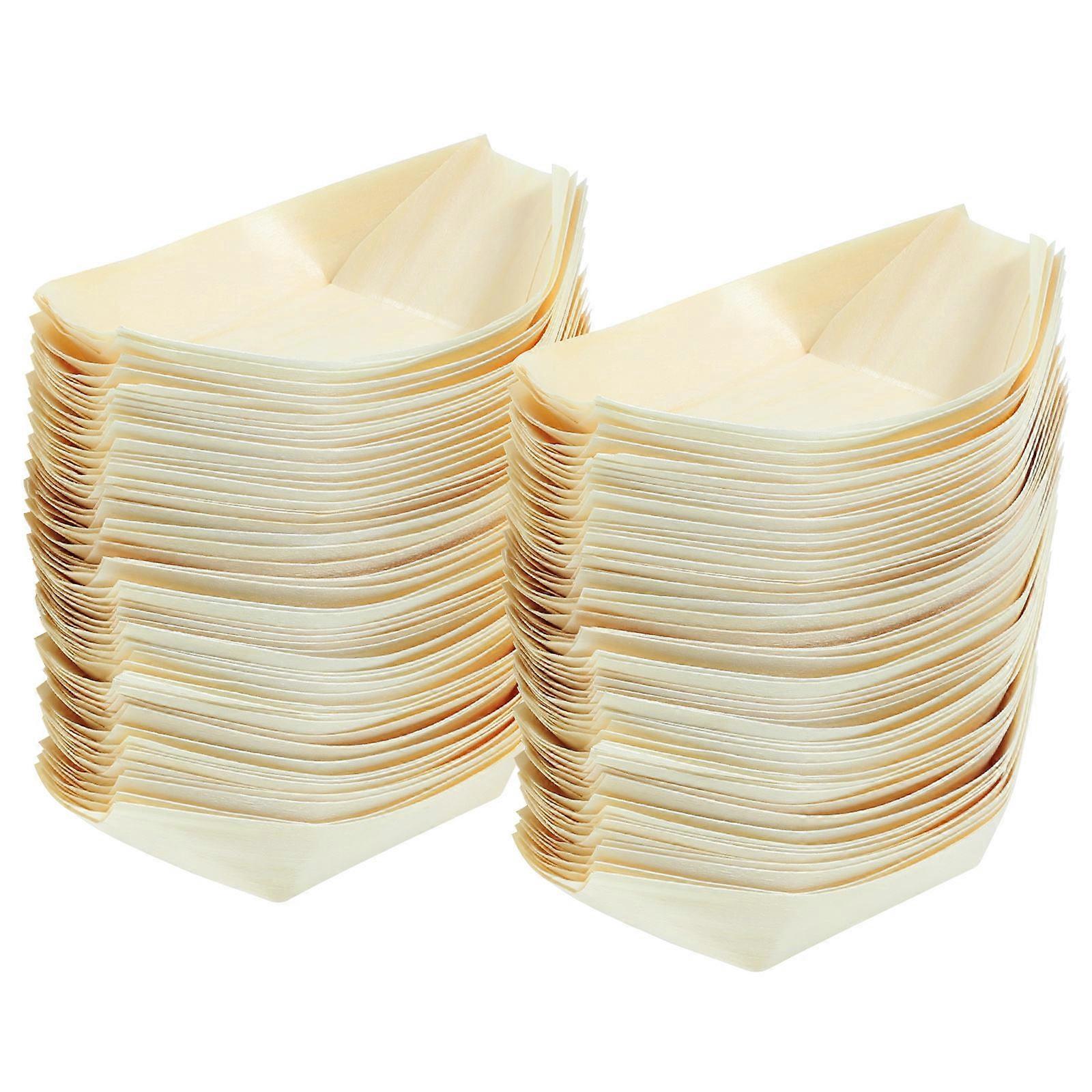 Sushi Boat Wood for Serving 800Pcs Pack