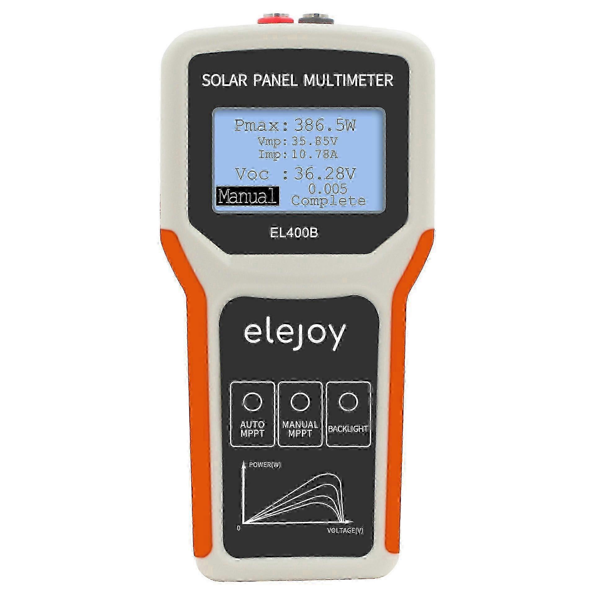 ​Photovoltaic Panel Multimeter MPPT Tester With LCD Backlight Auto Manual Detection Open Circuit Voltage Solar Panel Analyzer