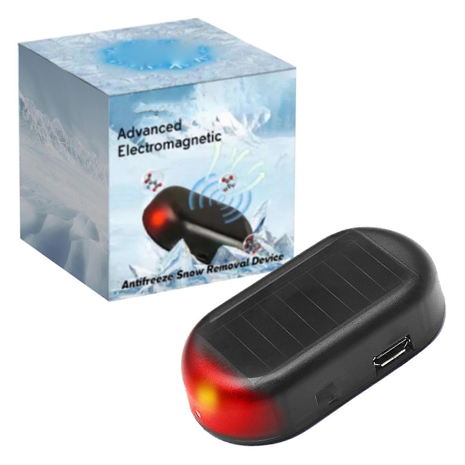 Solar Powered Windshield De-Icer Stylish Car Ice Remover Decoration for Auto SUV