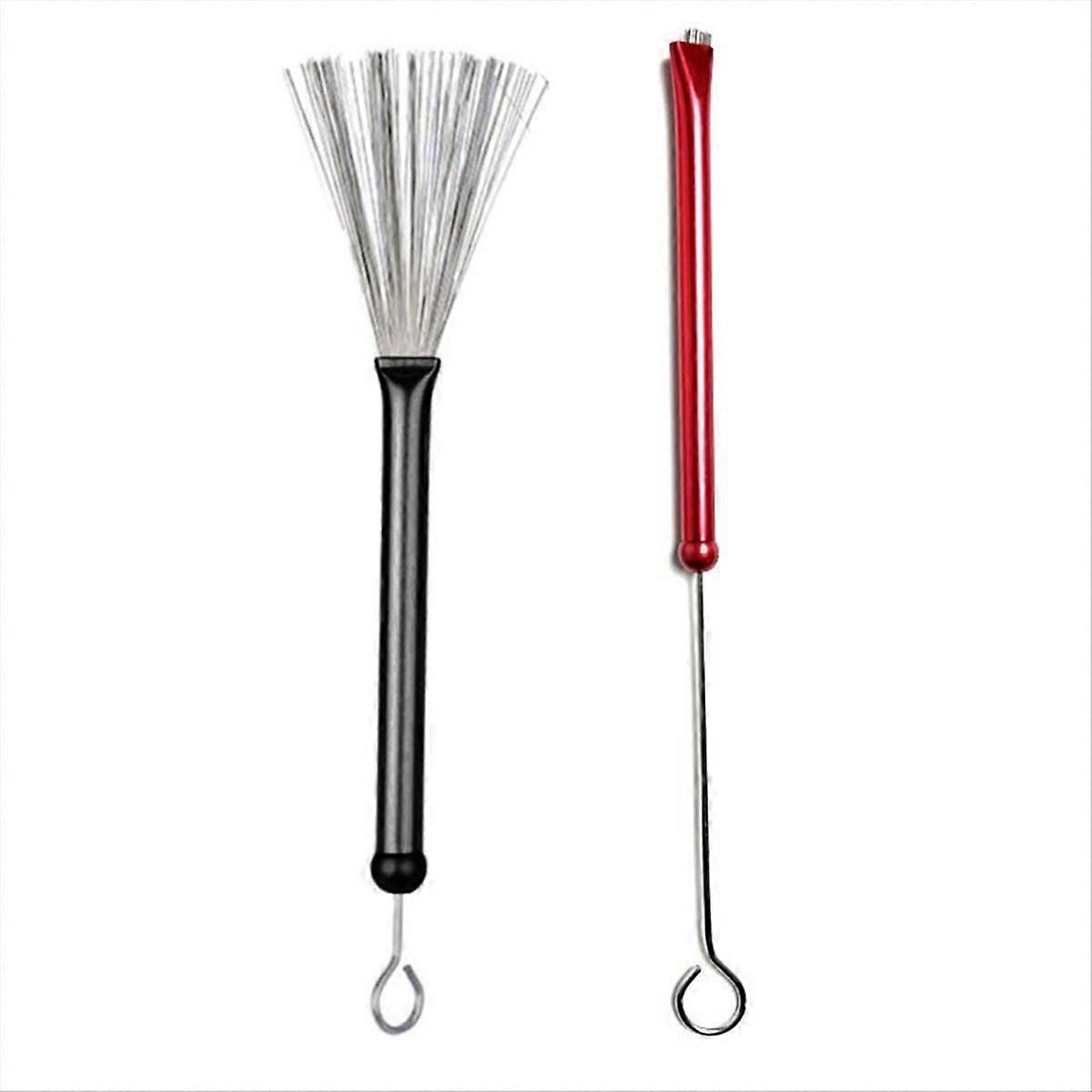 2 Pack Percussion Brushes, Jazz Drum Brushes, Percussion Drum Brushes