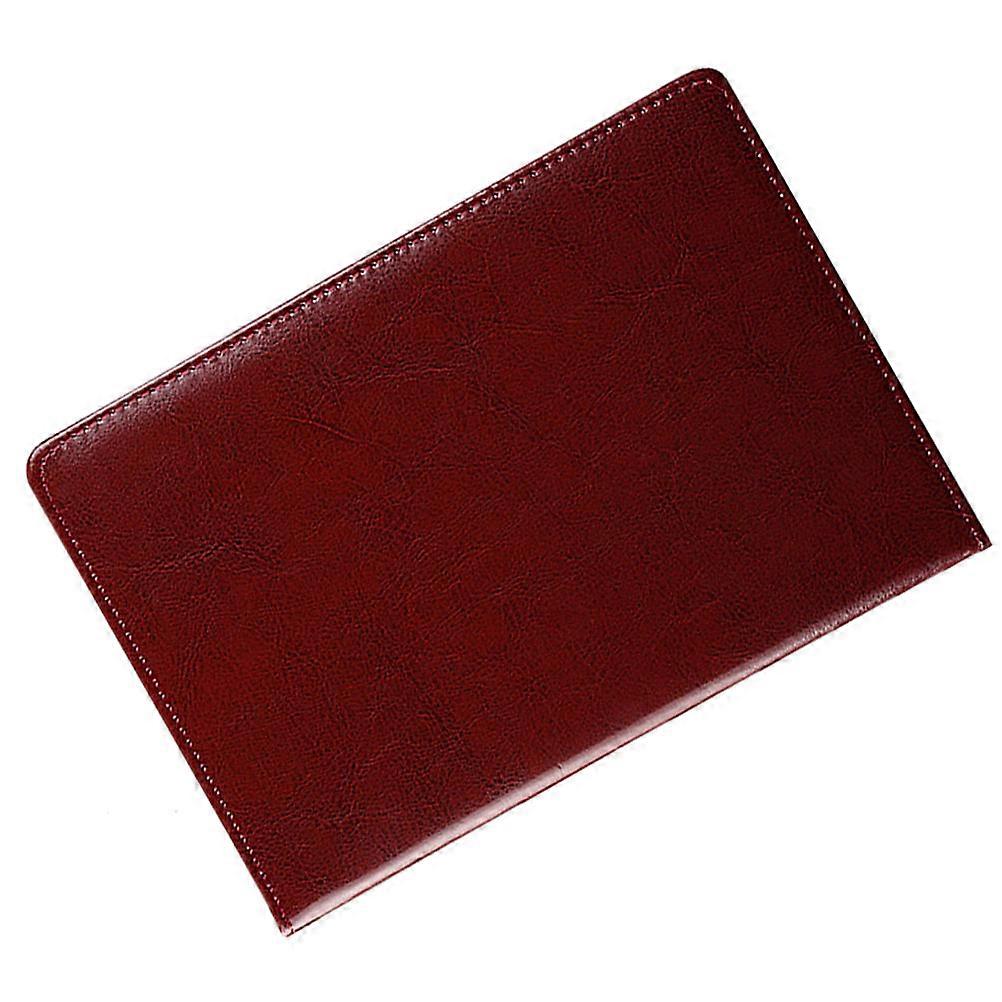 A5 Notebook Fashion Business Office Notebook for Students and Office Workers Brown Rectangular Writing 3 Pcs